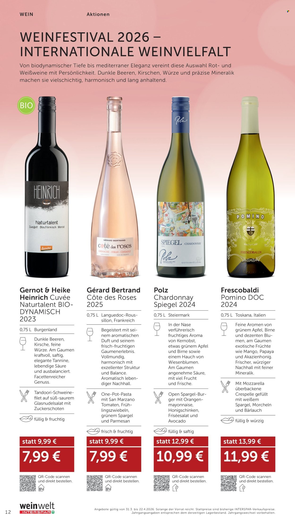 INTERSPAR Flugblatt - Weinwelt Bestseller 04 2026