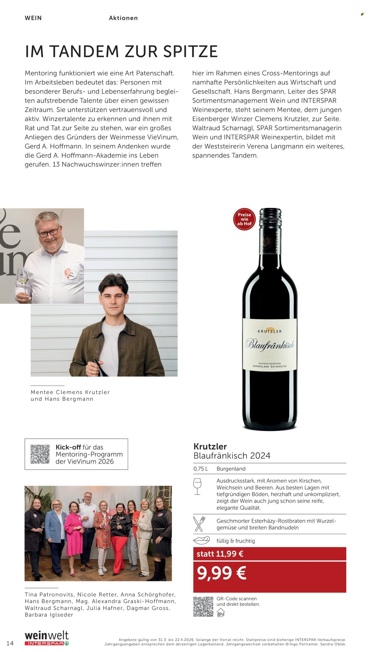 INTERSPAR Flugblatt - Weinwelt Bestseller 04 2026