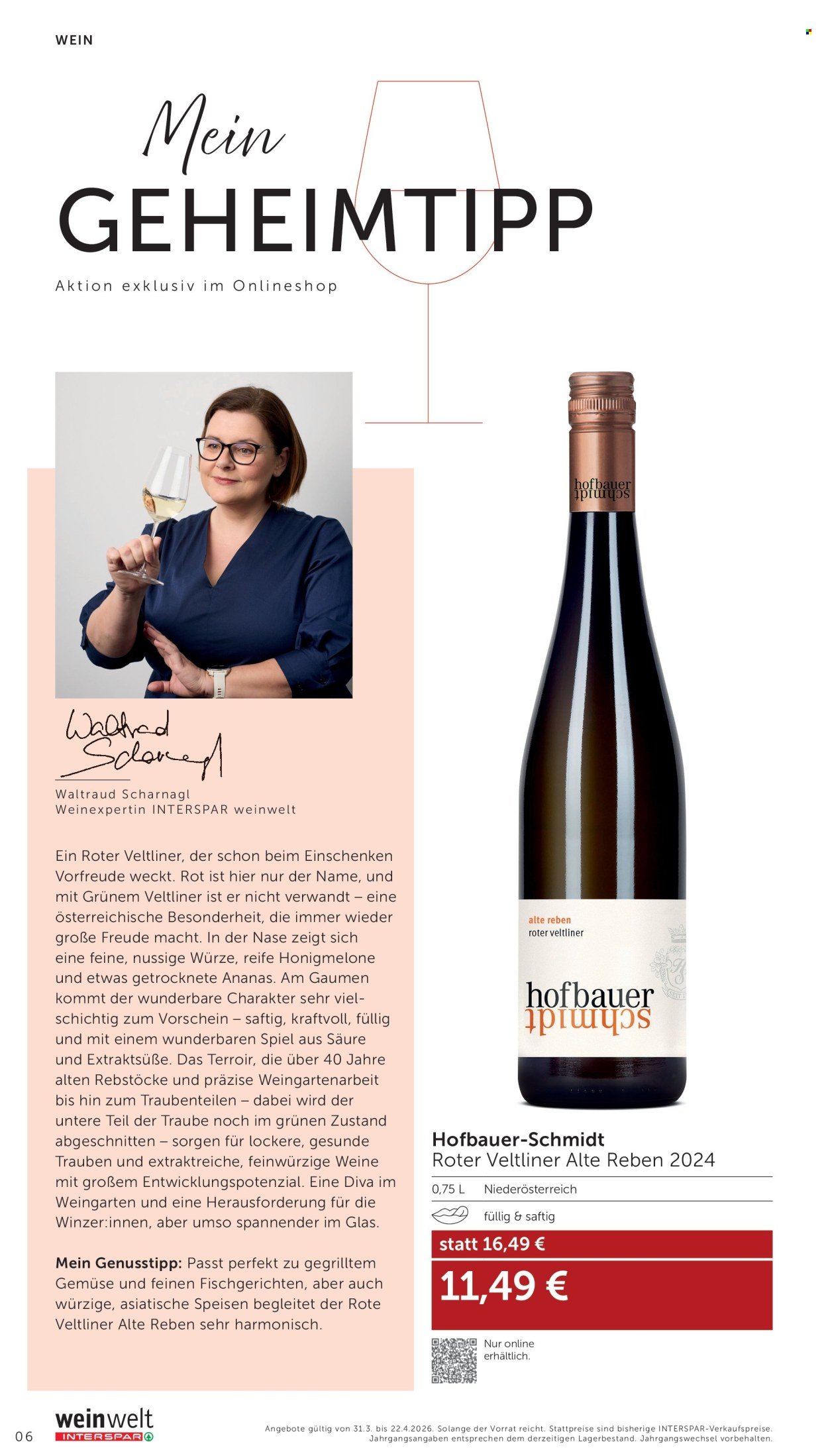 INTERSPAR Flugblatt - Weinwelt Bestseller 04 2026