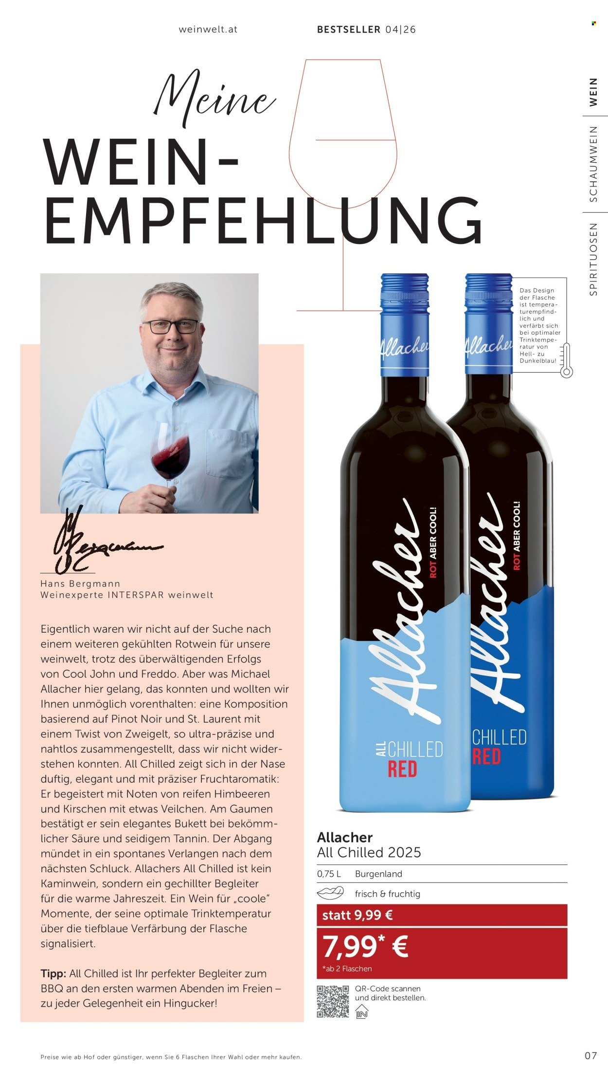 INTERSPAR Flugblatt - Weinwelt Bestseller 04 2026