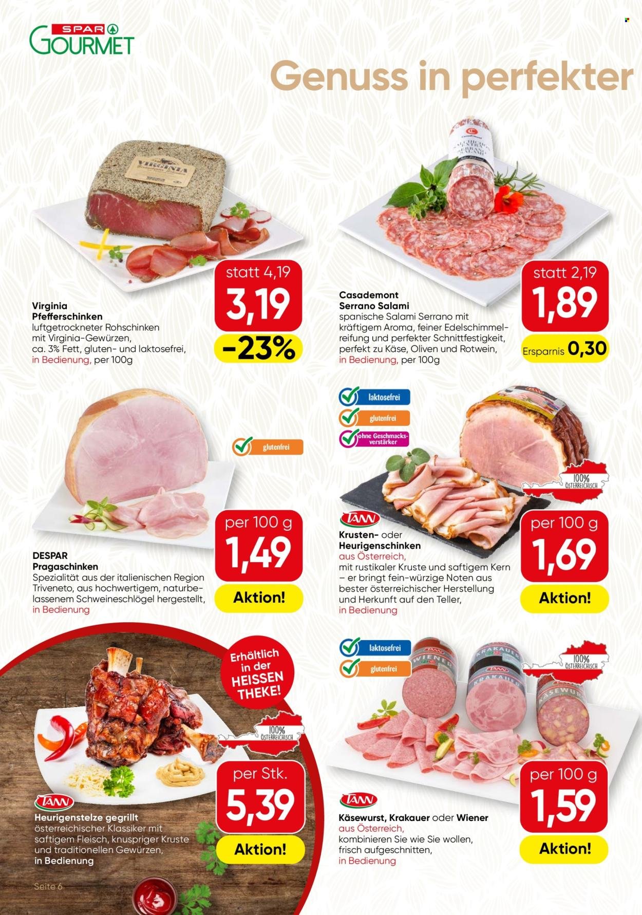 SPAR Flugblatt - Gourmet