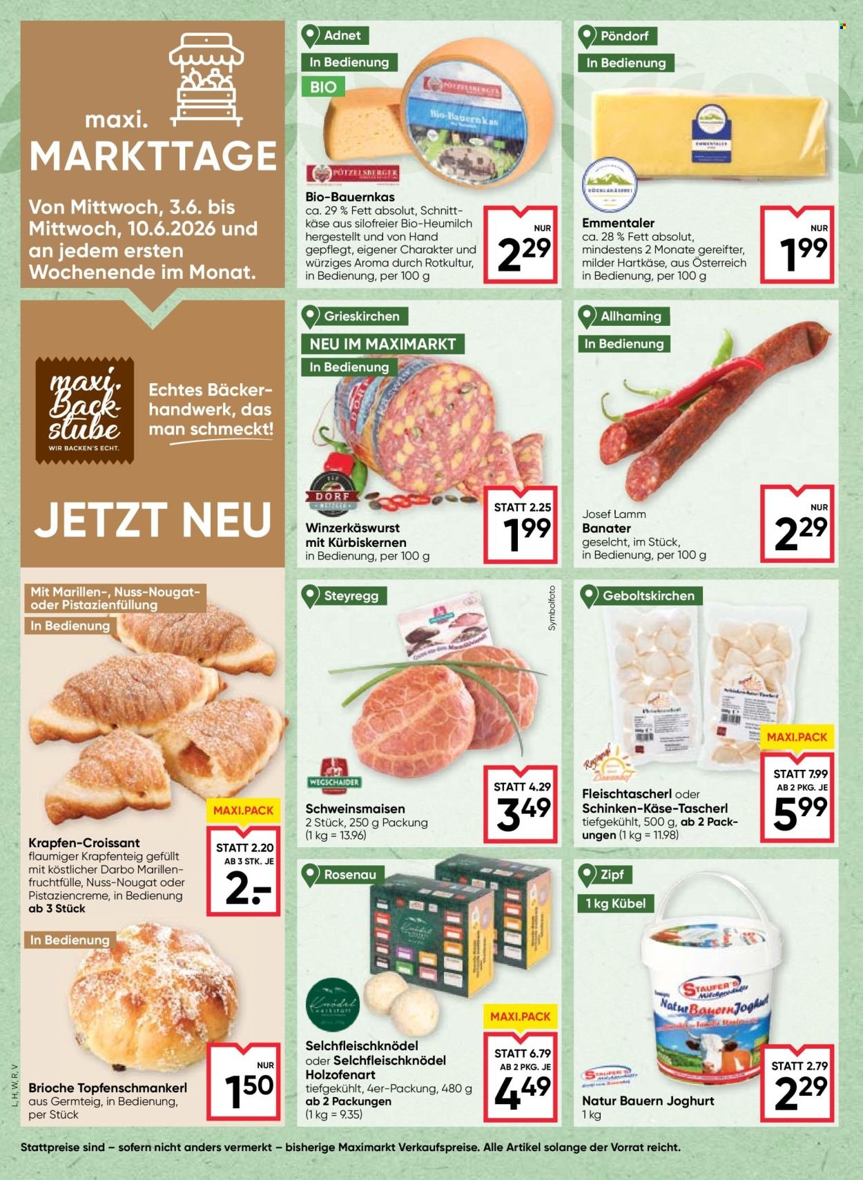 MAXIMARKT Flugblatt - Ab Mittwoch, 3.6.2026