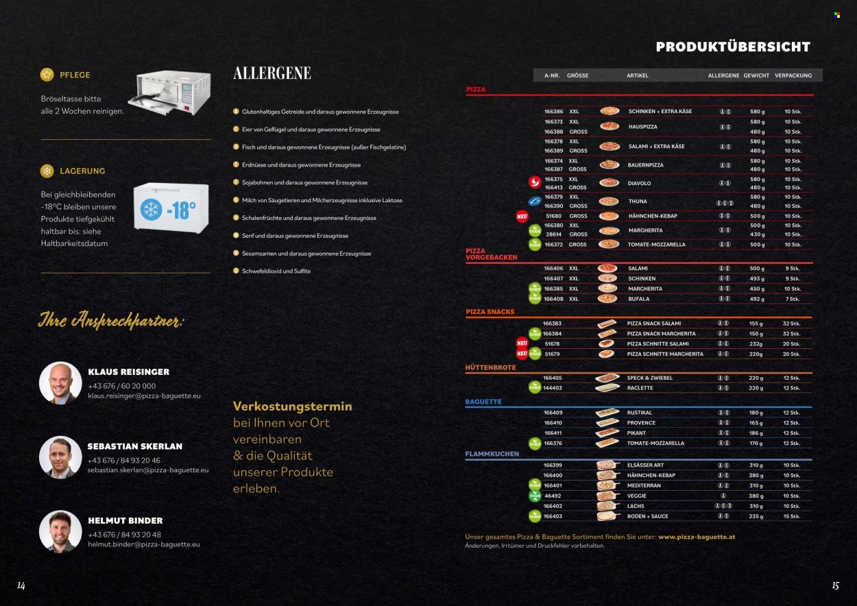 METRO Flugblatt - Pizza & Baguette