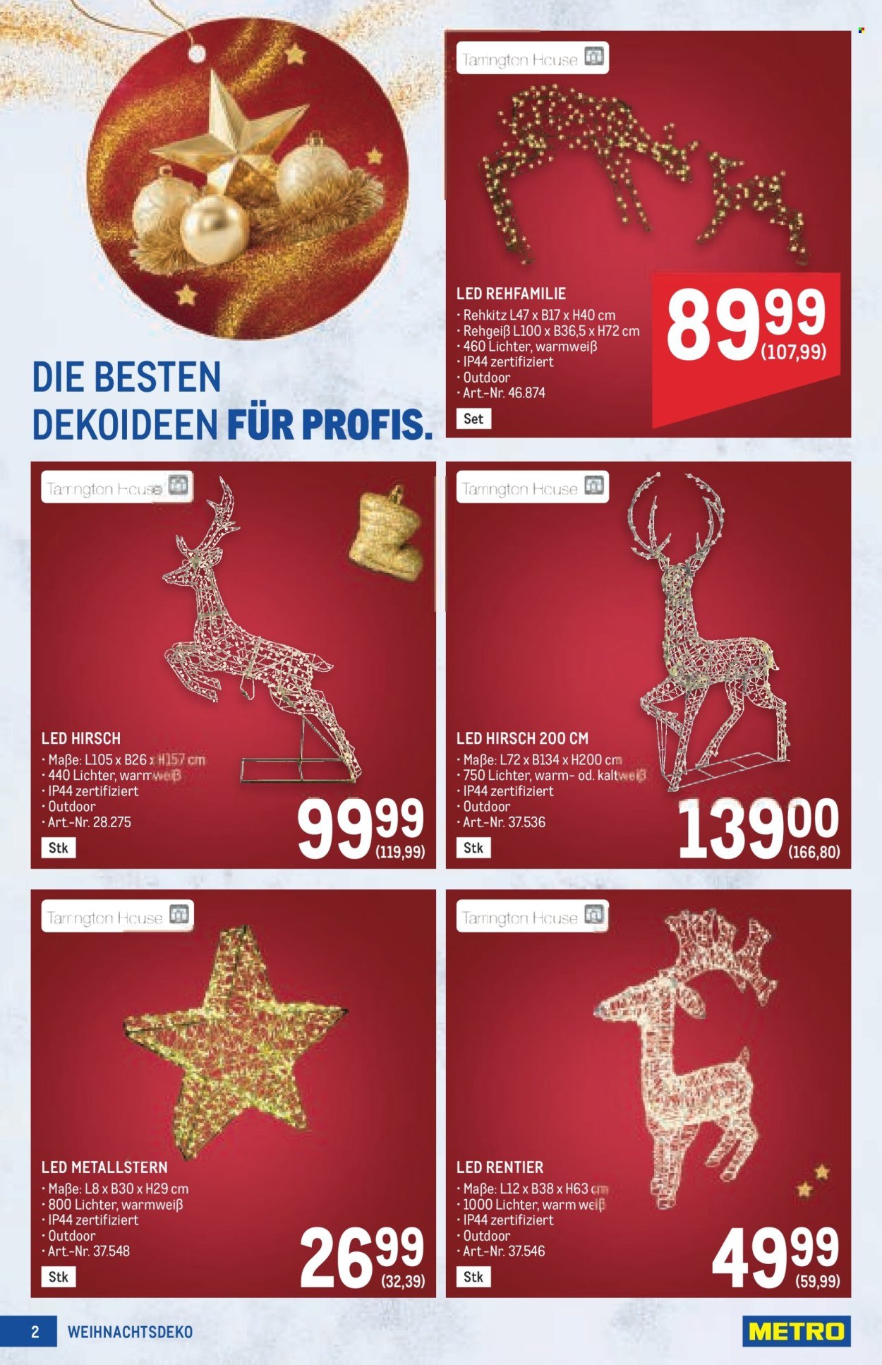 METRO Flugblatt - Weihnachtsdeko