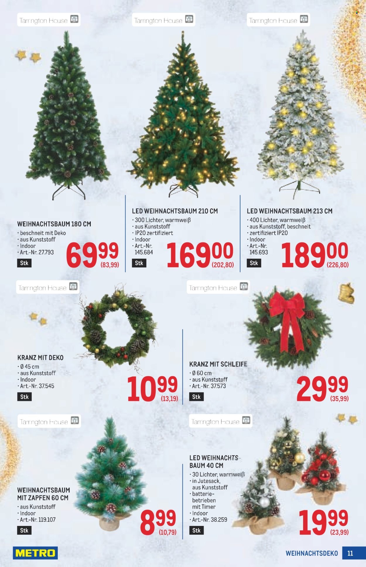 METRO Flugblatt - Weihnachtsdeko