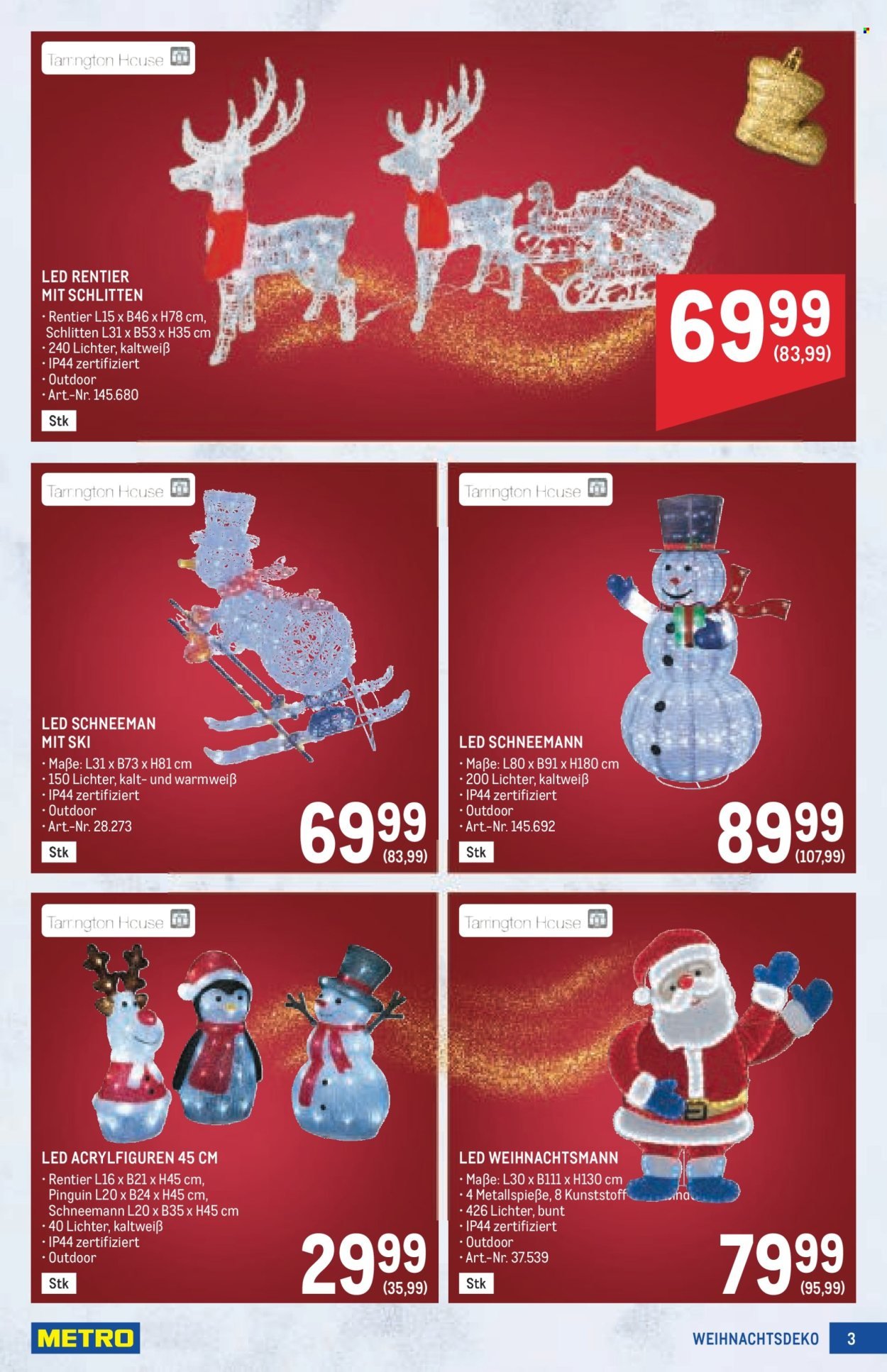 METRO Flugblatt - Weihnachtsdeko