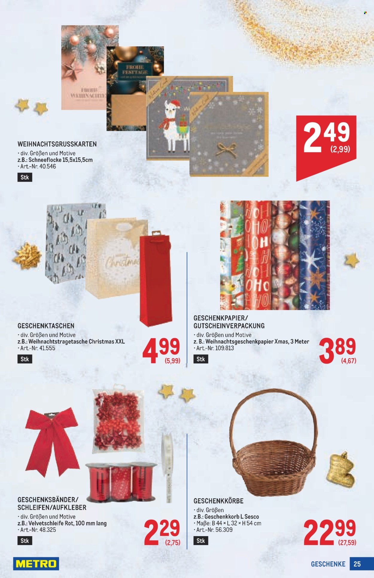 METRO Flugblatt - Weihnachtsdeko