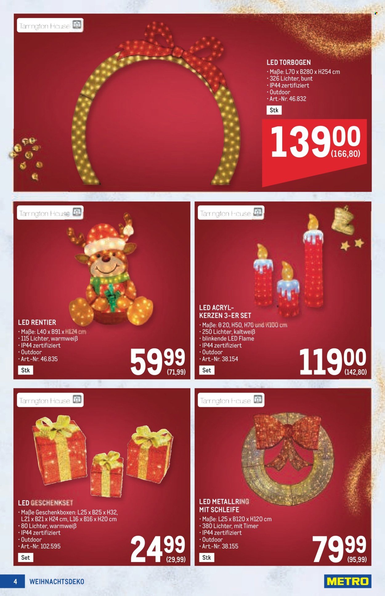 METRO Flugblatt - Weihnachtsdeko