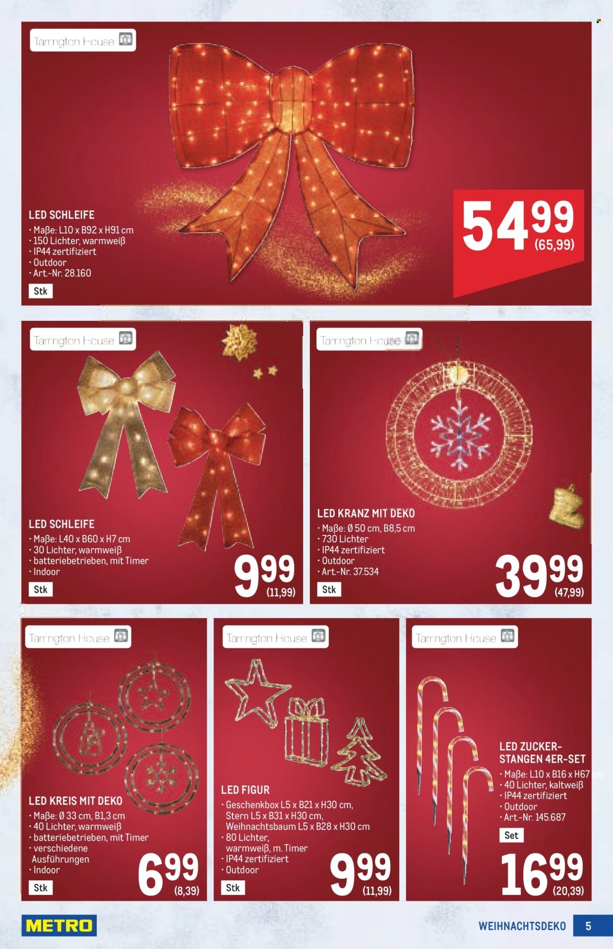 METRO Flugblatt - Weihnachtsdeko