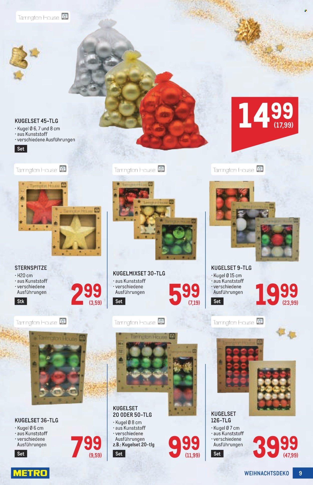 METRO Flugblatt - Weihnachtsdeko