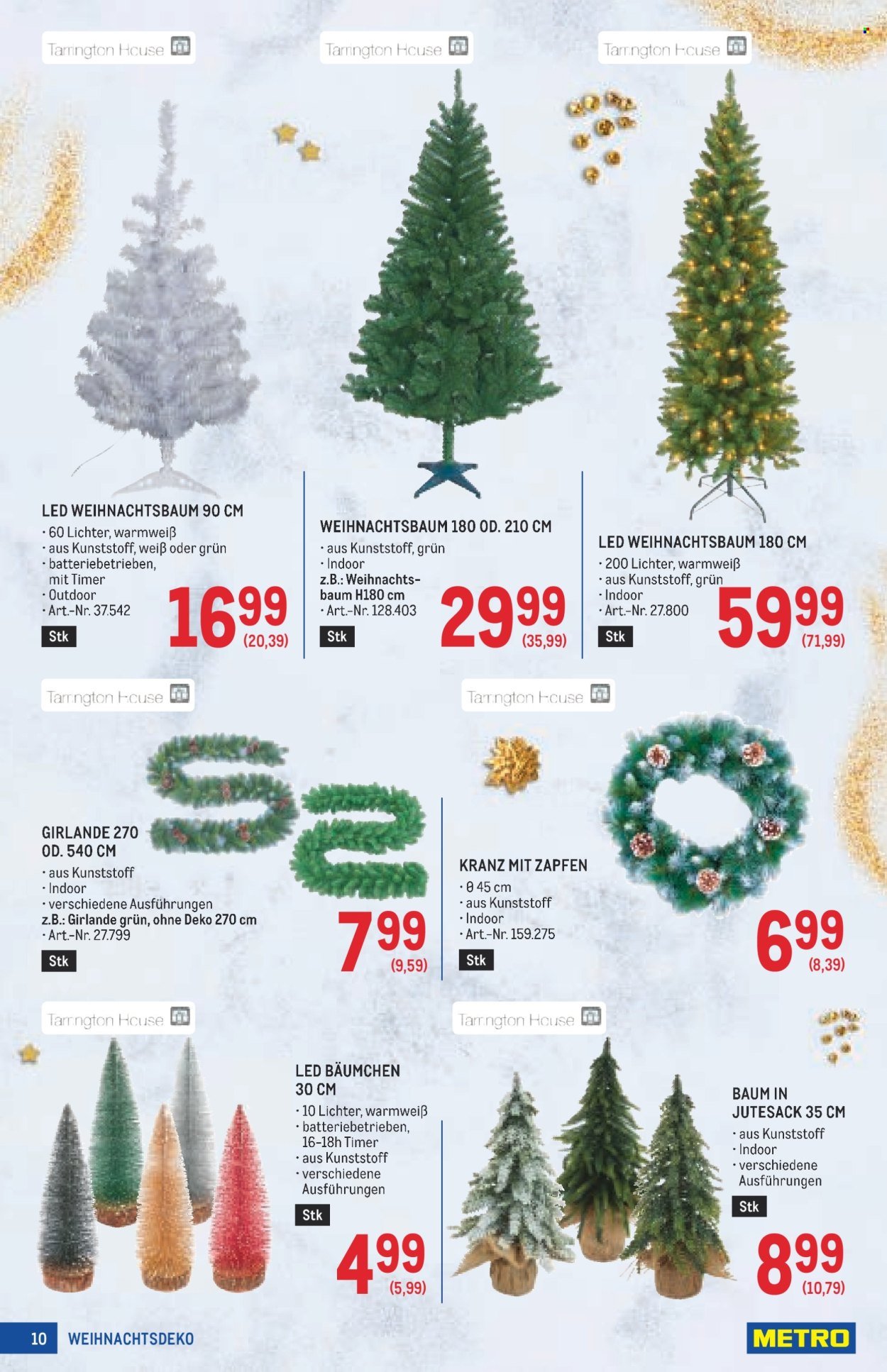 METRO Flugblatt - Weihnachtsdeko