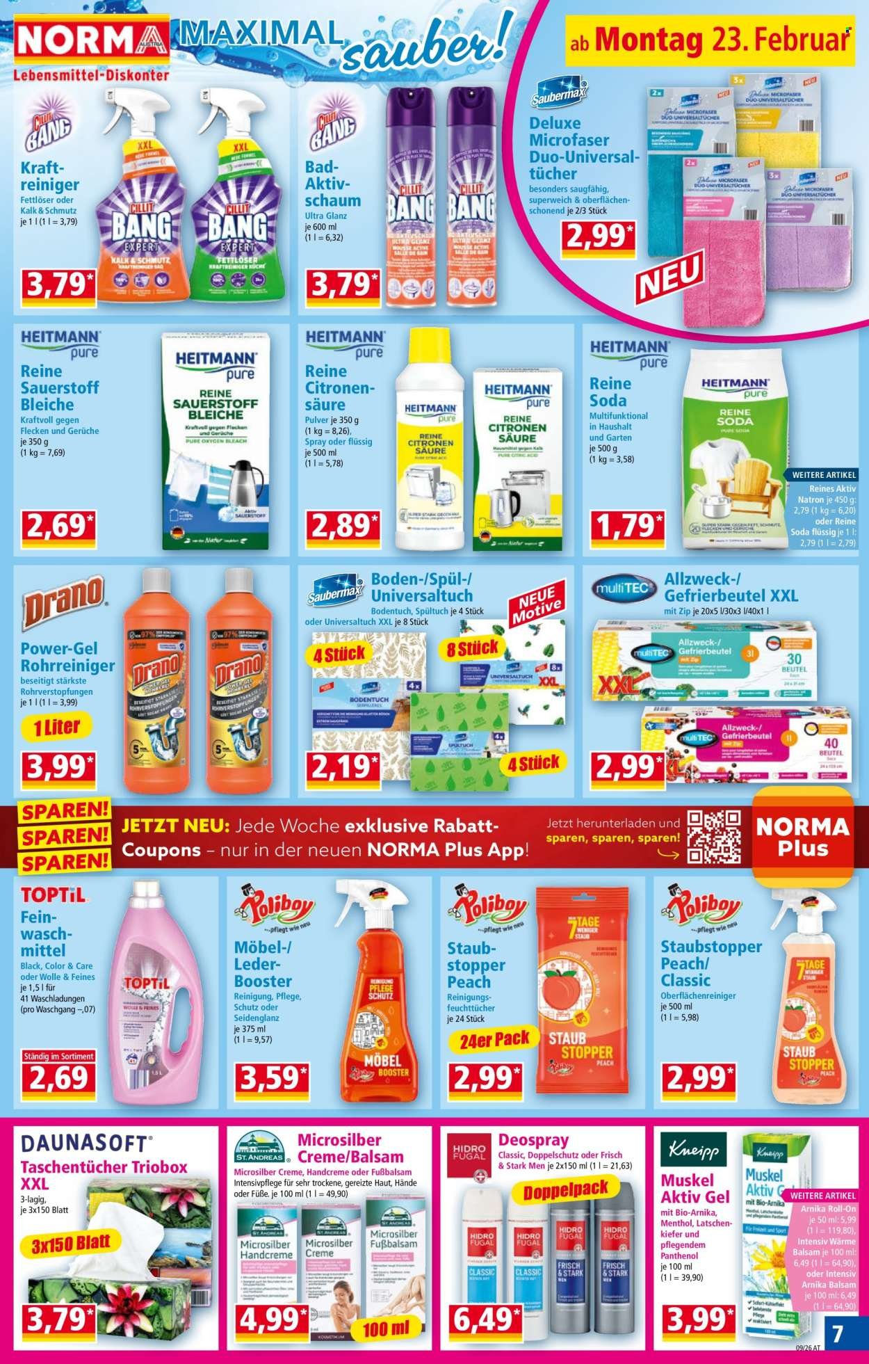 NORMA Flugblatt - Ab Montag, 23.2.2026