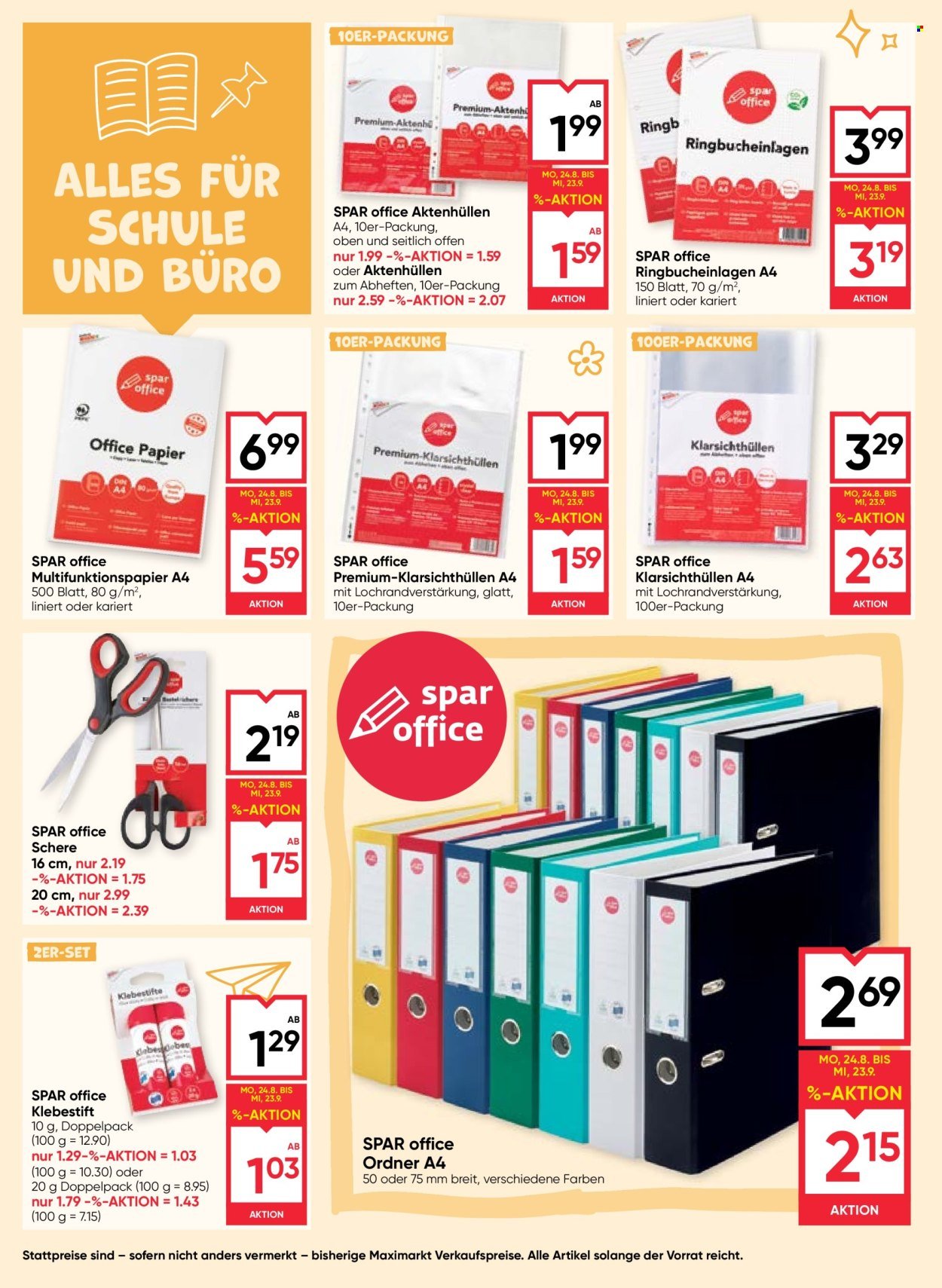 MAXIMARKT Flugblatt - Ab Montag, 24.8.2026
