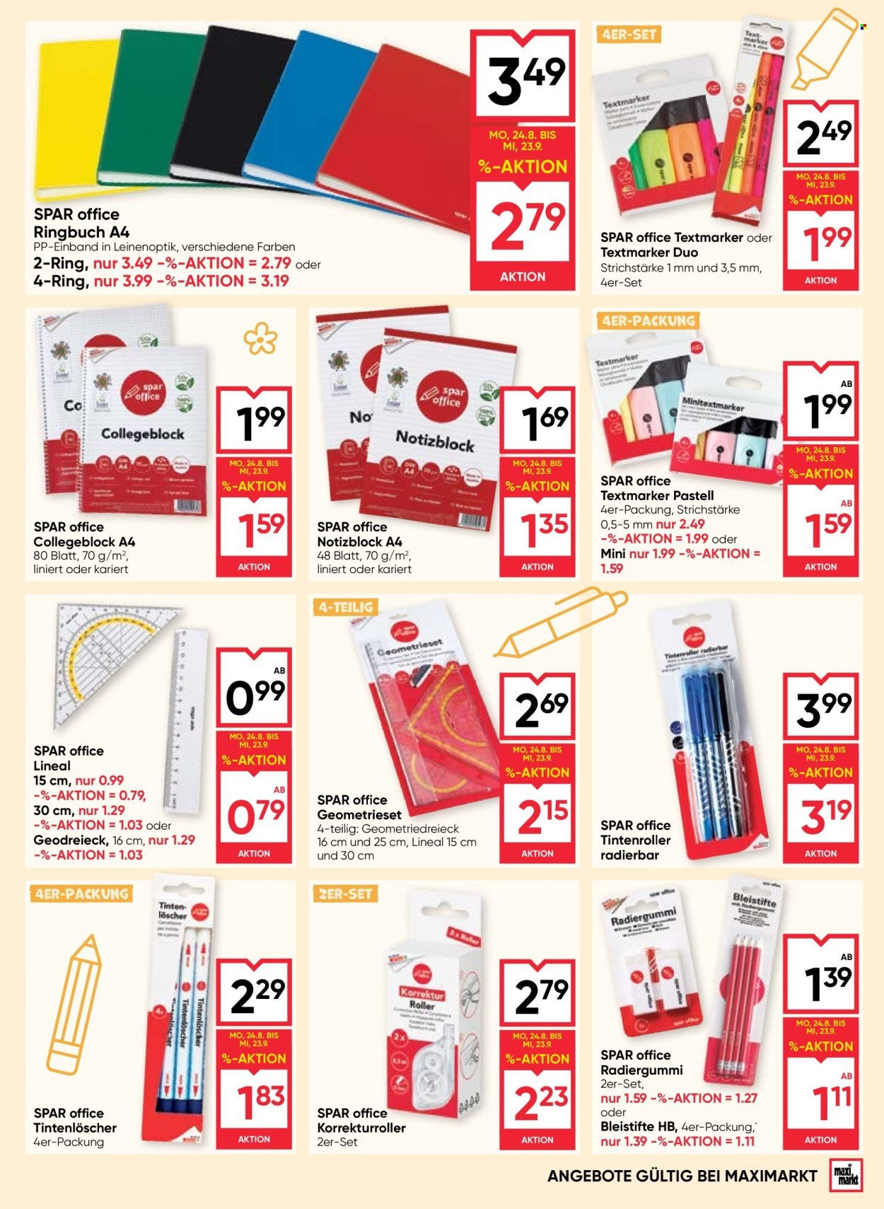 MAXIMARKT Flugblatt - Ab Montag, 24.8.2026