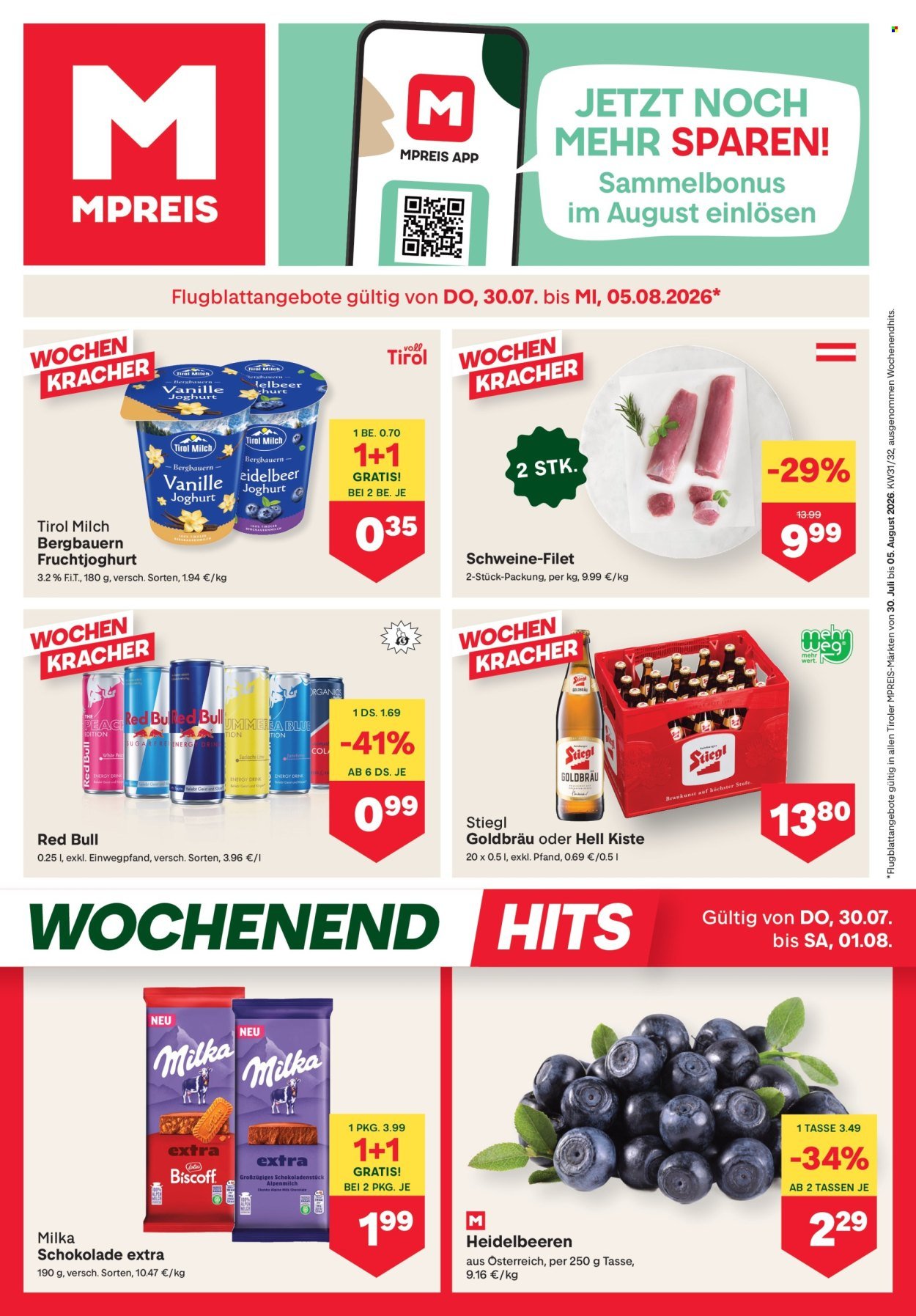 MPREIS Flugblatt - Ab Donnerstag, 30.7.2026