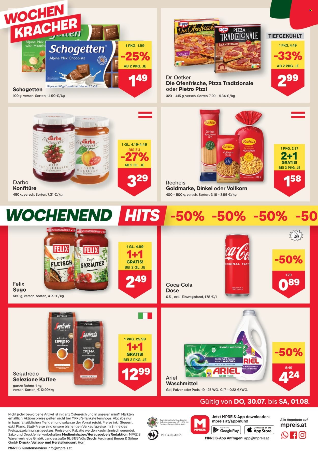 MPREIS Flugblatt - Ab Donnerstag, 30.7.2026