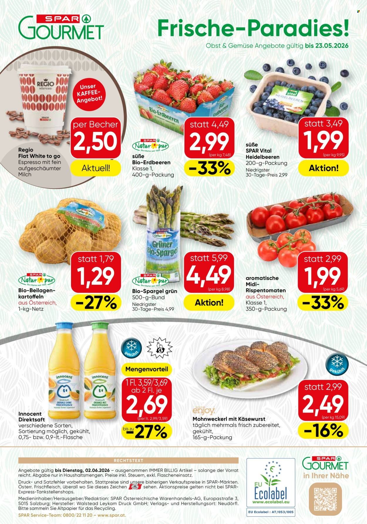 SPAR Flugblatt - Gourmet