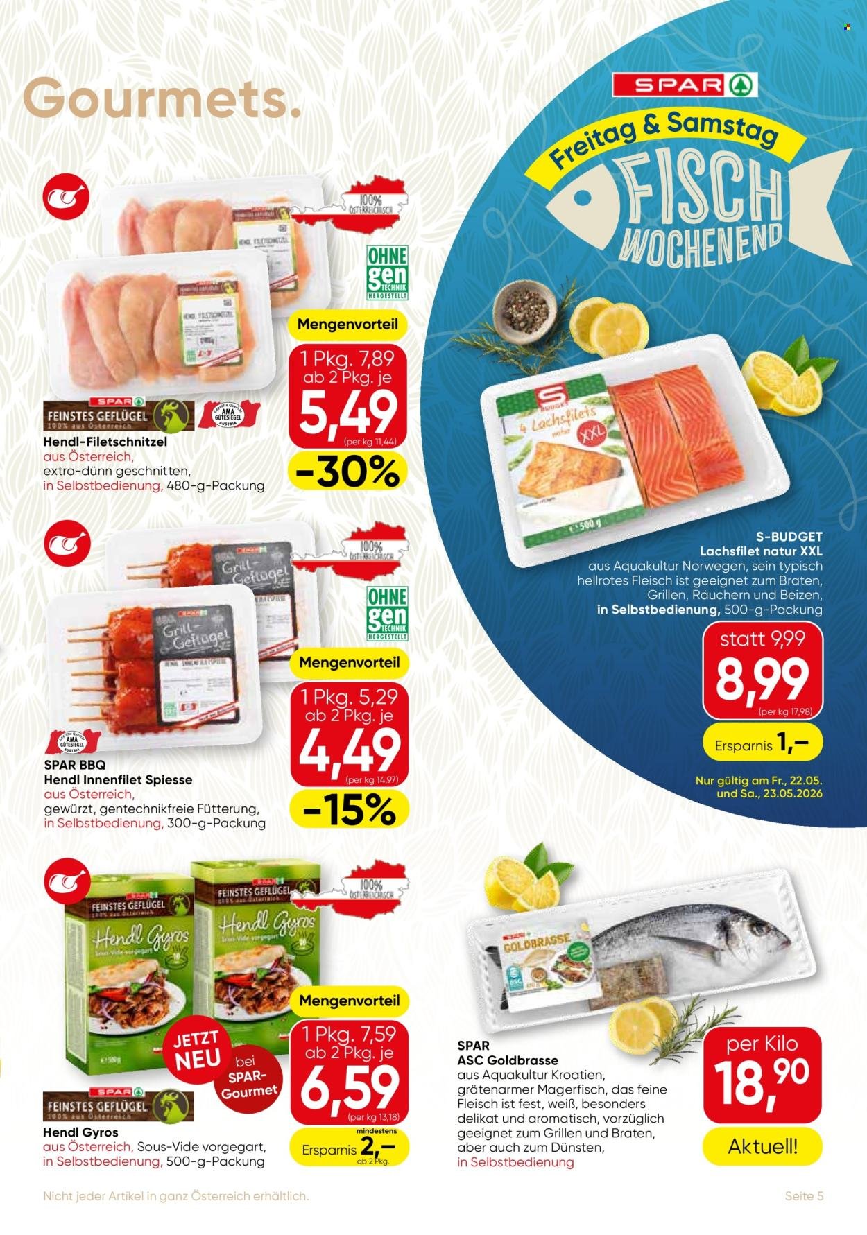 SPAR Flugblatt - Gourmet