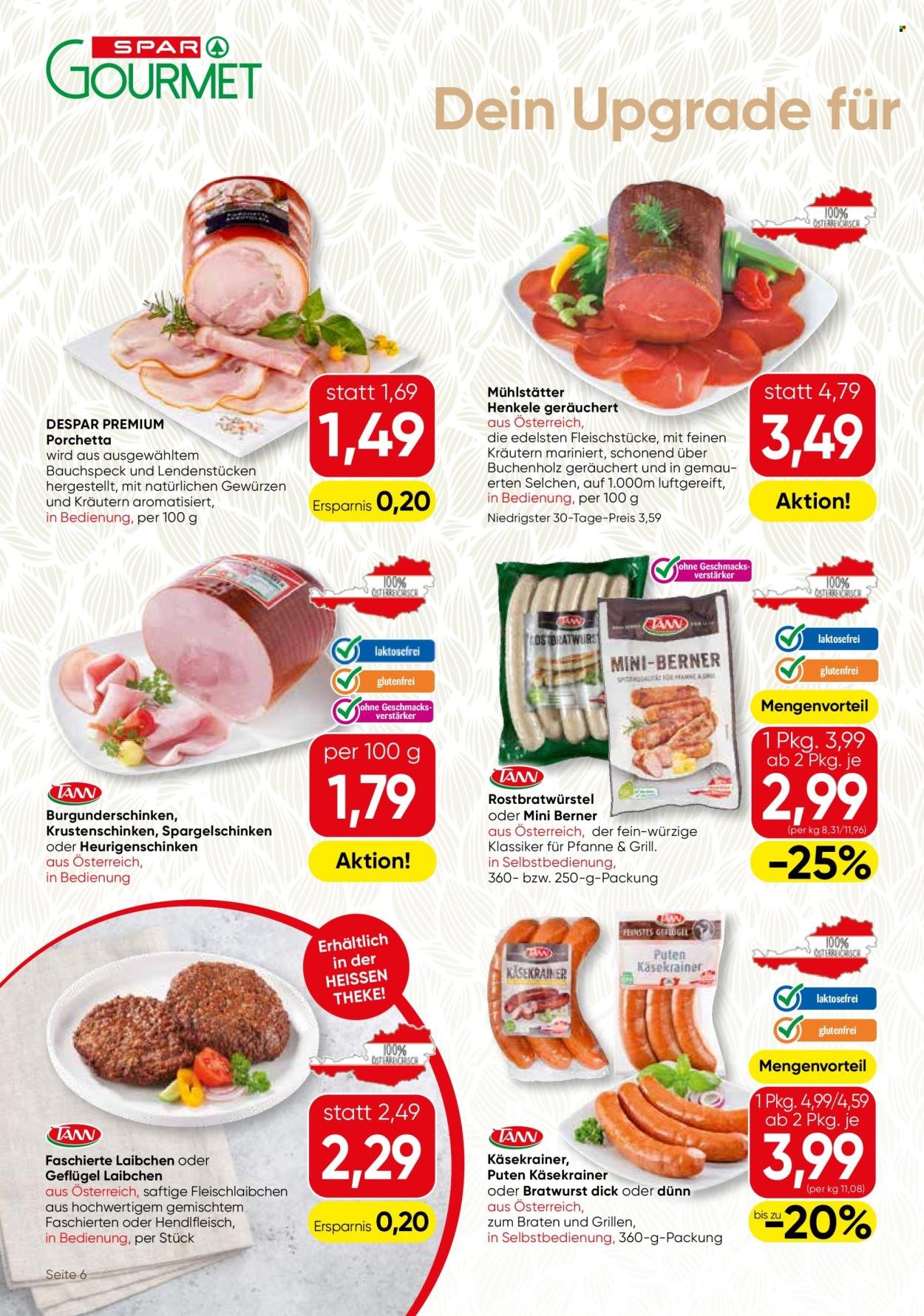 SPAR Flugblatt - Gourmet