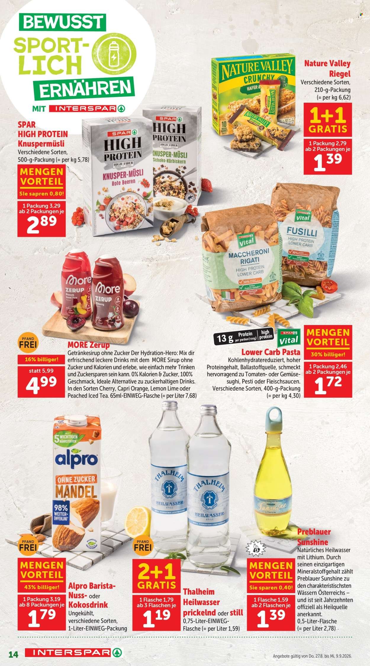 INTERSPAR Flugblatt - Ab Donnerstag, 27.8.2026