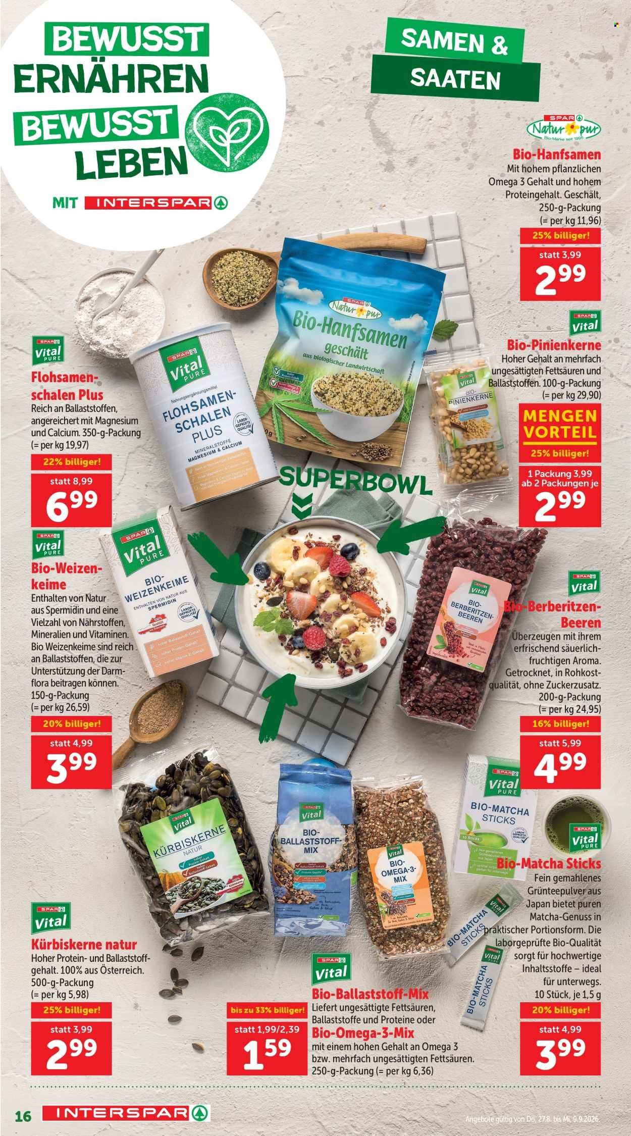 INTERSPAR Flugblatt - Ab Donnerstag, 27.8.2026