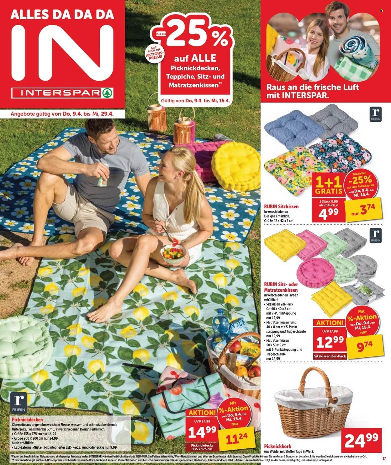 INTERSPAR Flugblatt - KW 15 - Burgenland Nord