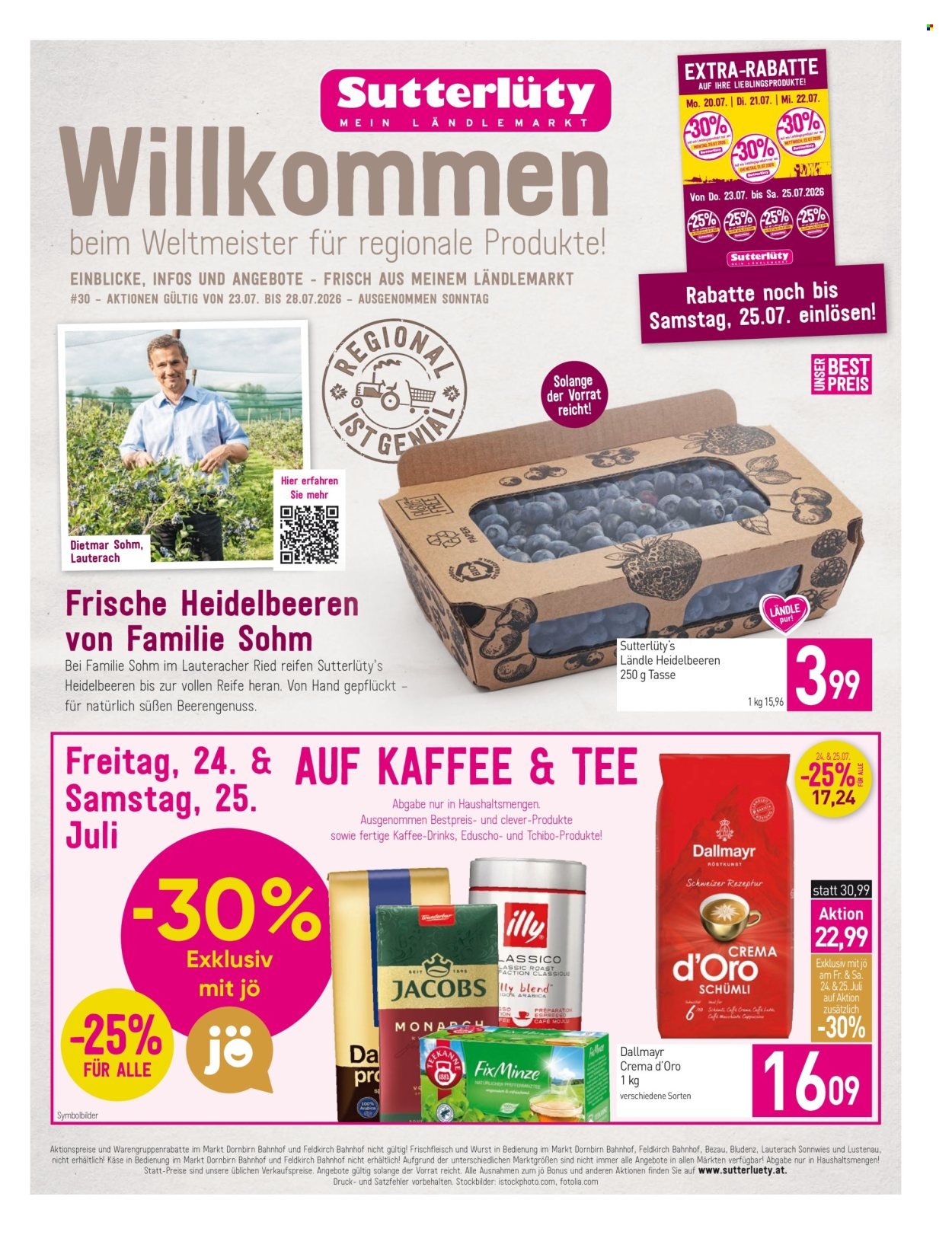 SUTTERLÜTY Flugblatt - Ab Donnerstag, 23.7.2026