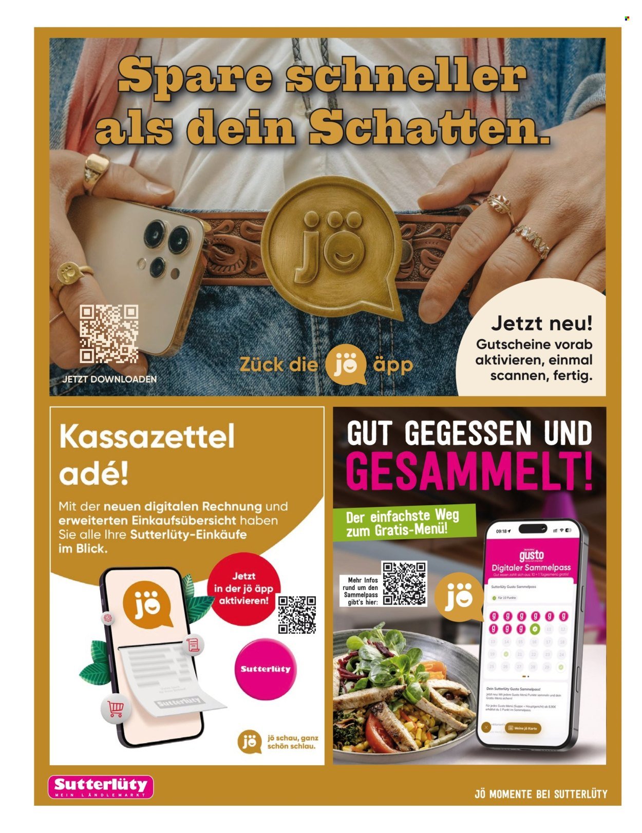 SUTTERLÜTY Flugblatt - Ab Donnerstag, 23.7.2026
