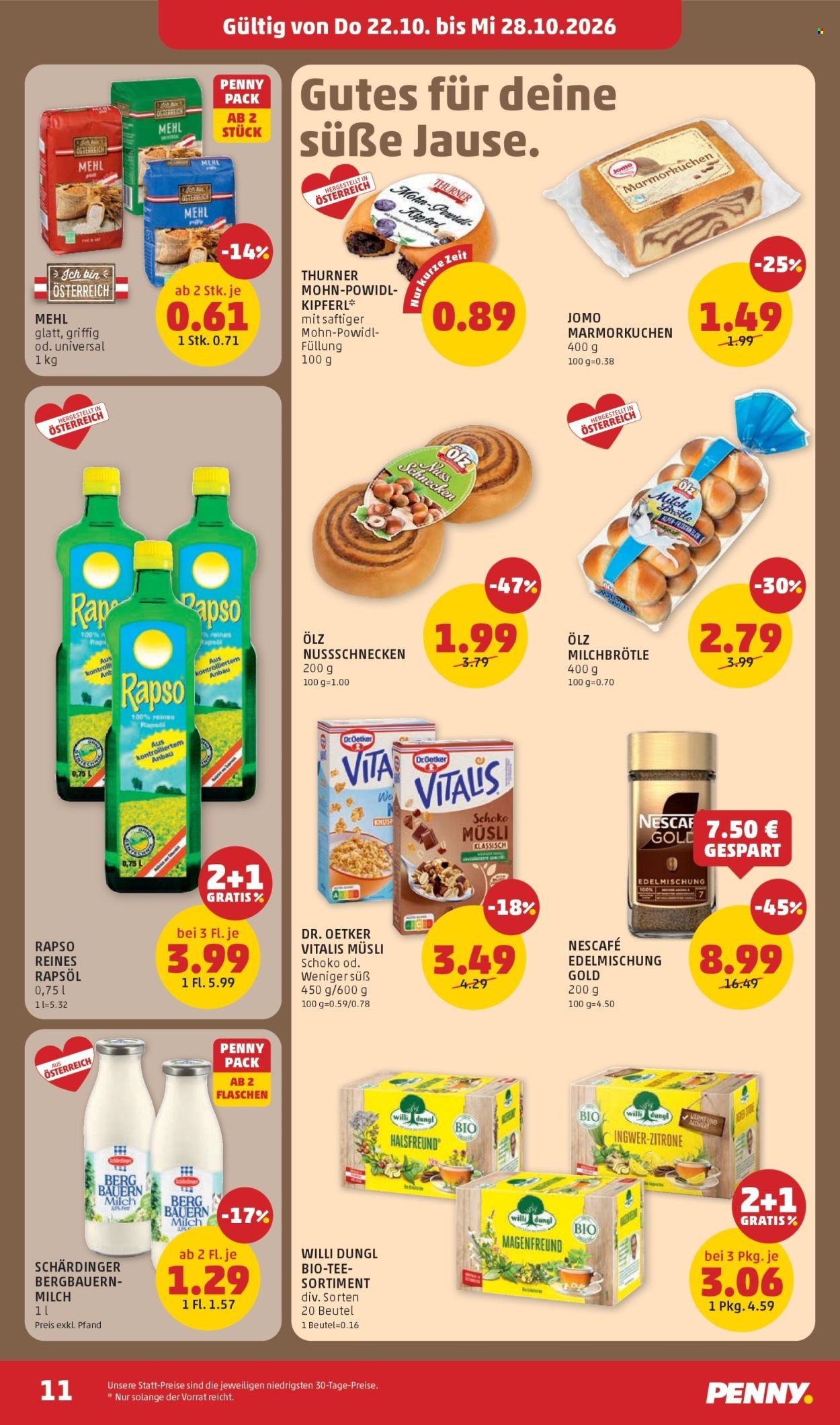 PENNY Flugblatt - Ab Donnerstag, 22.10.2026
