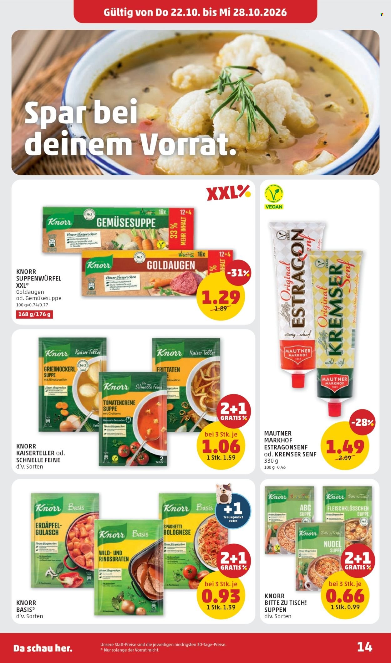 PENNY Flugblatt - Ab Donnerstag, 22.10.2026