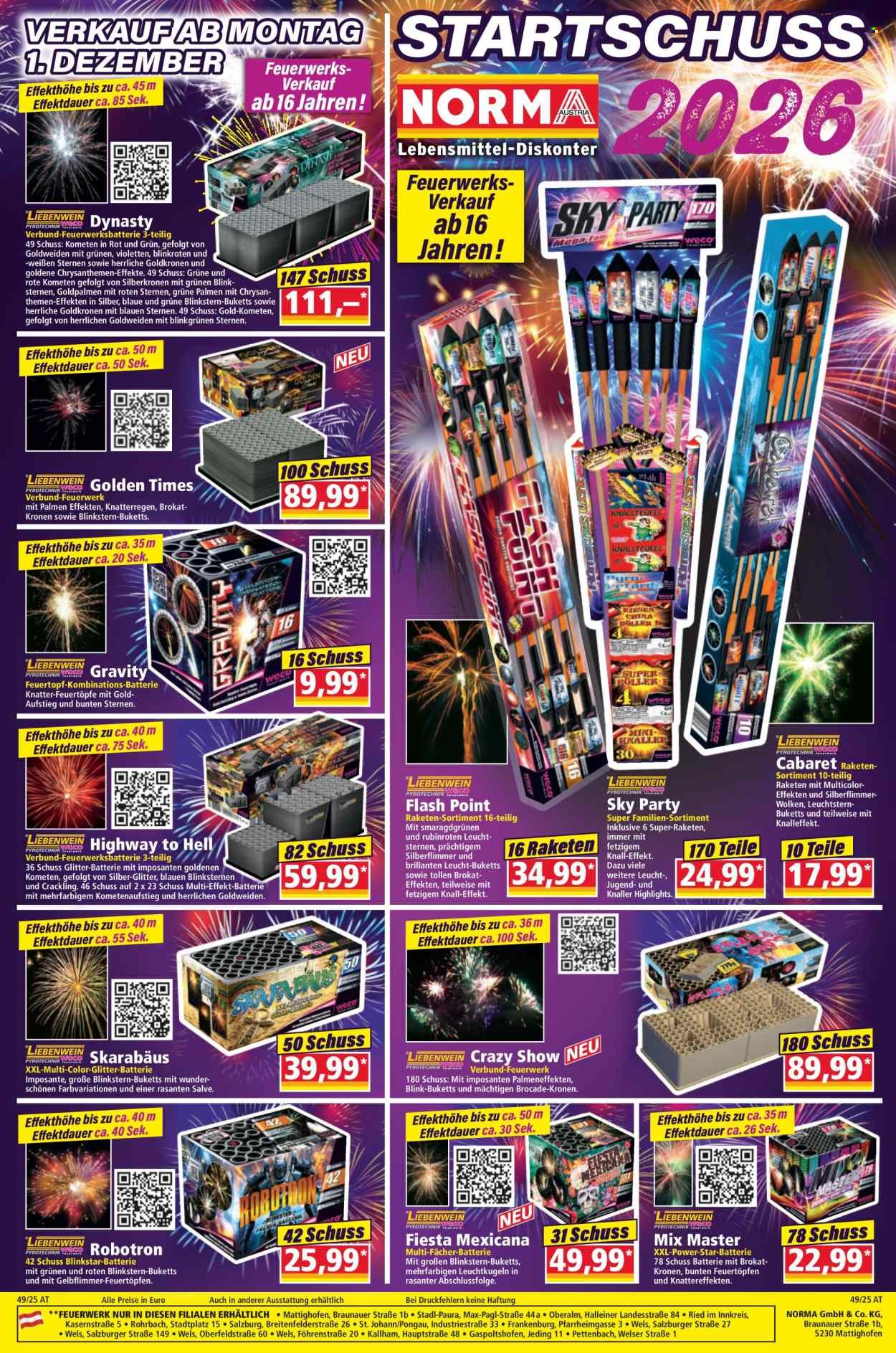 NORMA Flugblatt - Ab Montag, 1.12.2025