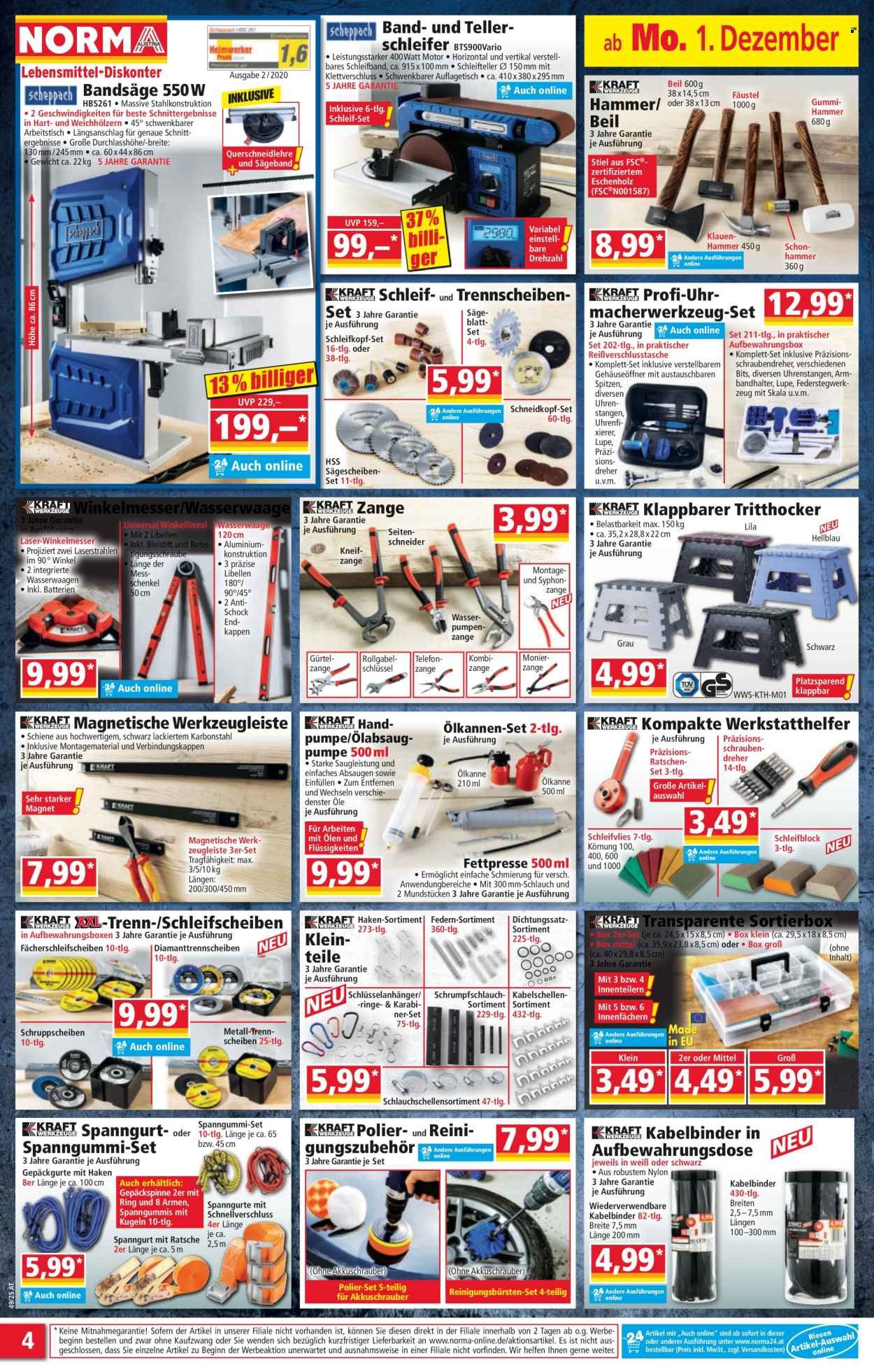 NORMA Flugblatt - Ab Montag, 1.12.2025