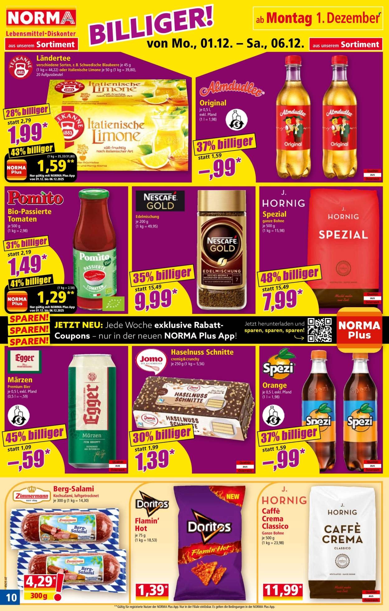 NORMA Flugblatt - Ab Montag, 1.12.2025