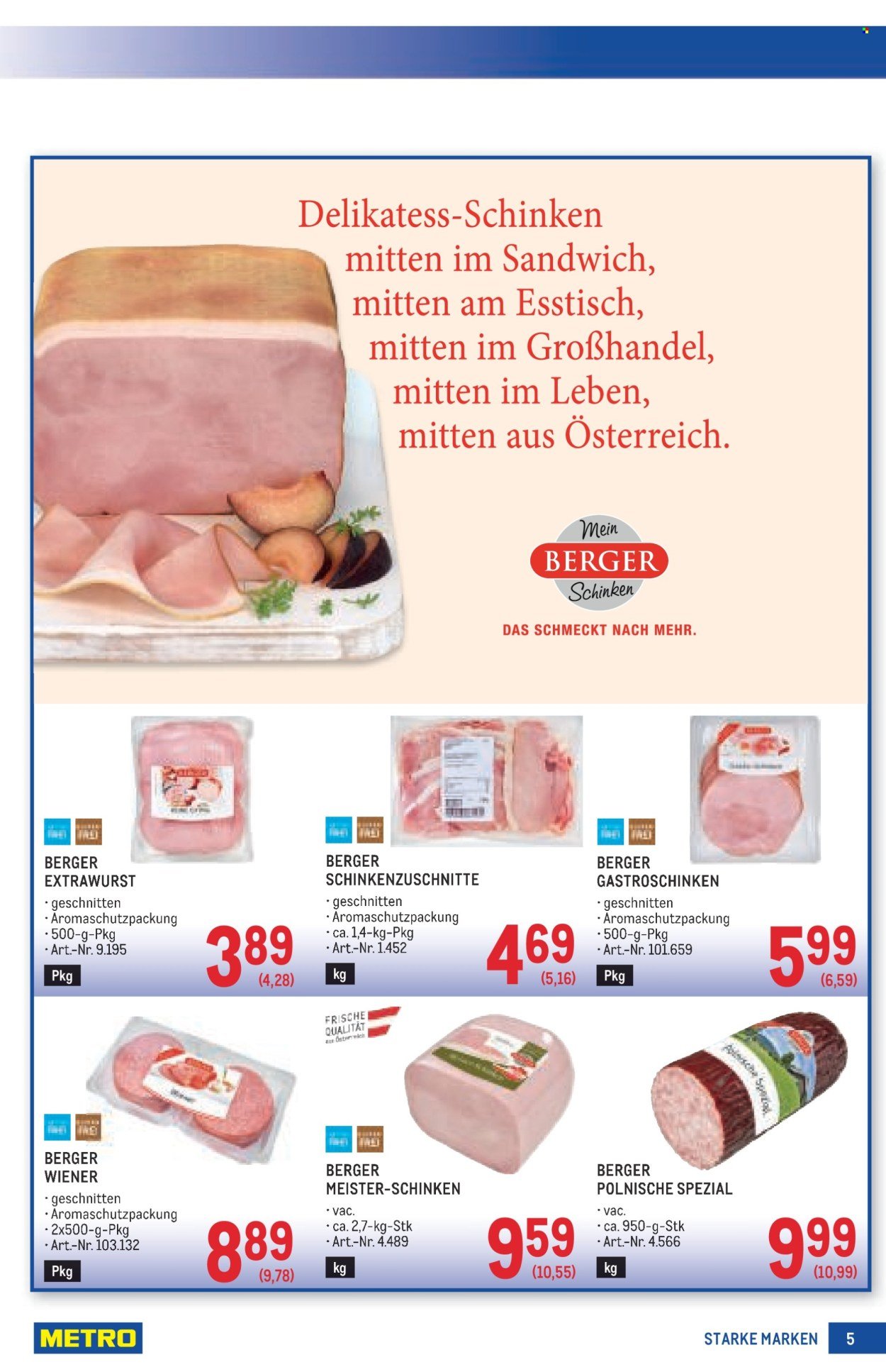 METRO Flugblatt - Starke Marken