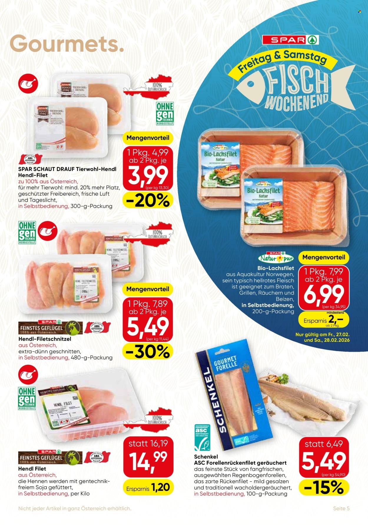 SPAR Flugblatt - Gourmet