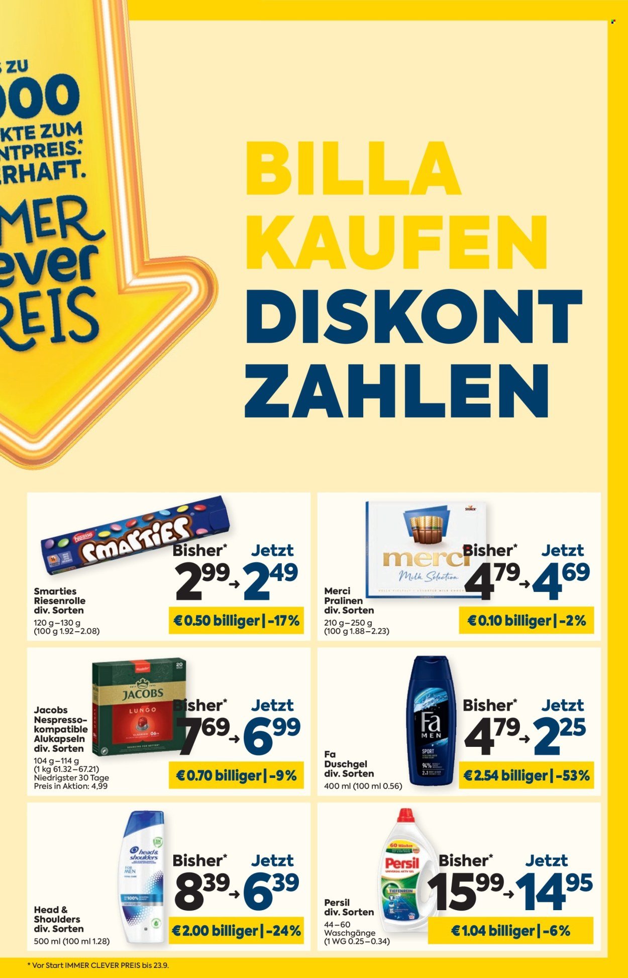 BILLA Flugblatt - Ab Donnerstag, 29.10.2026