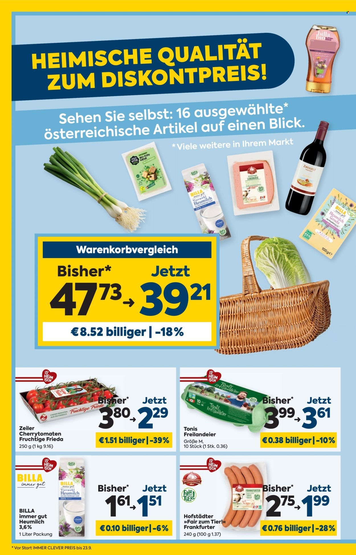 BILLA Flugblatt - Ab Donnerstag, 29.10.2026
