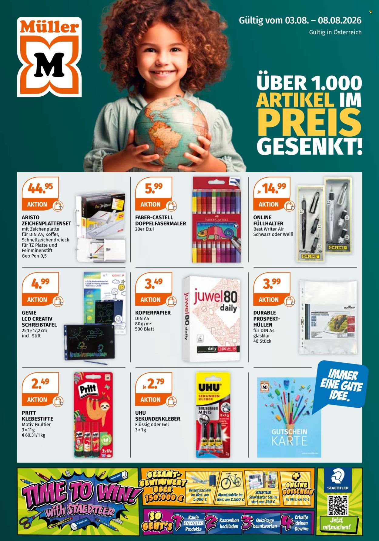 MÜLLER Flugblatt - Ab Montag, 3.8.2026