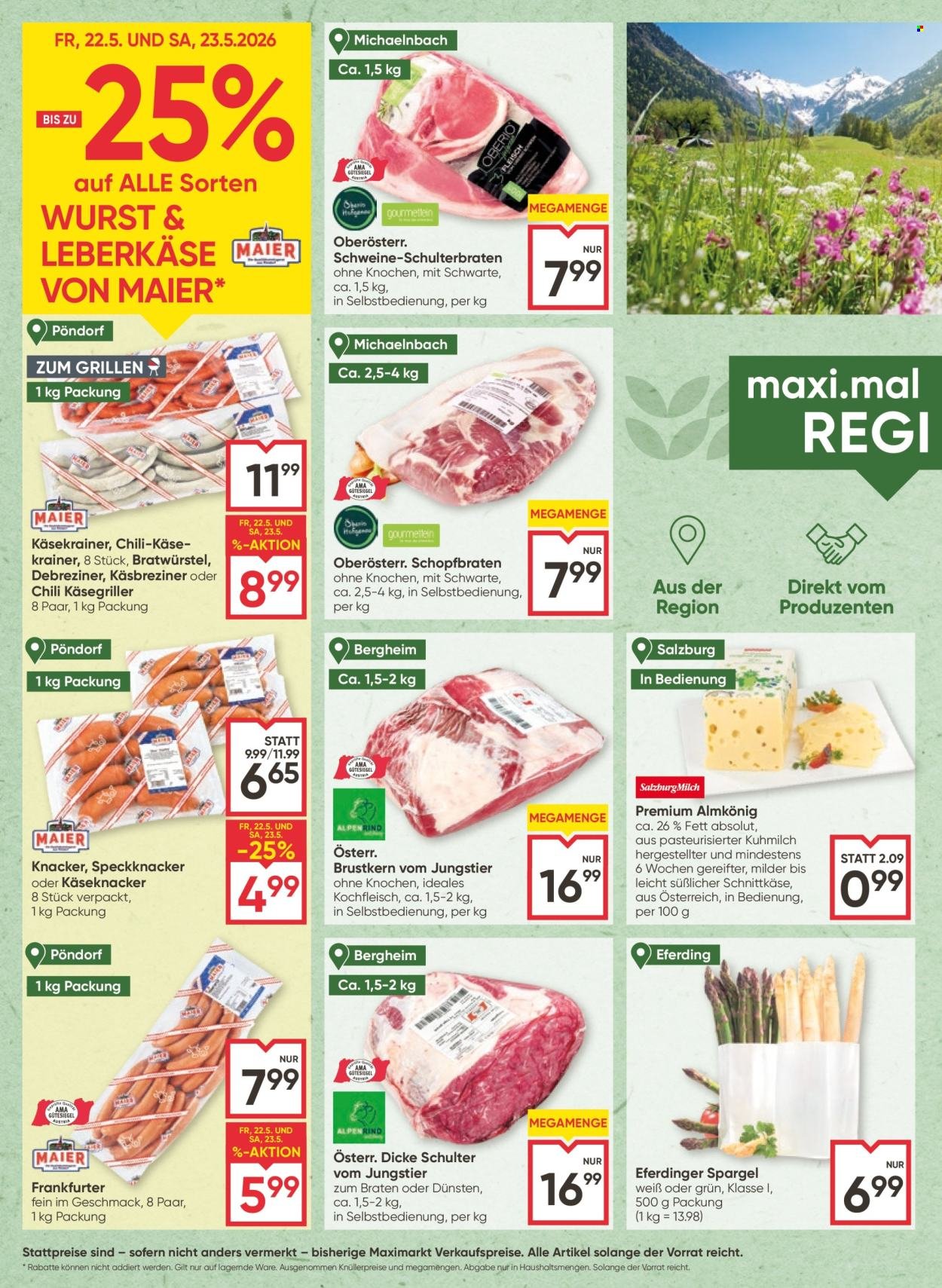 MAXIMARKT Flugblatt - Ab Donnerstag, 21.5.2026