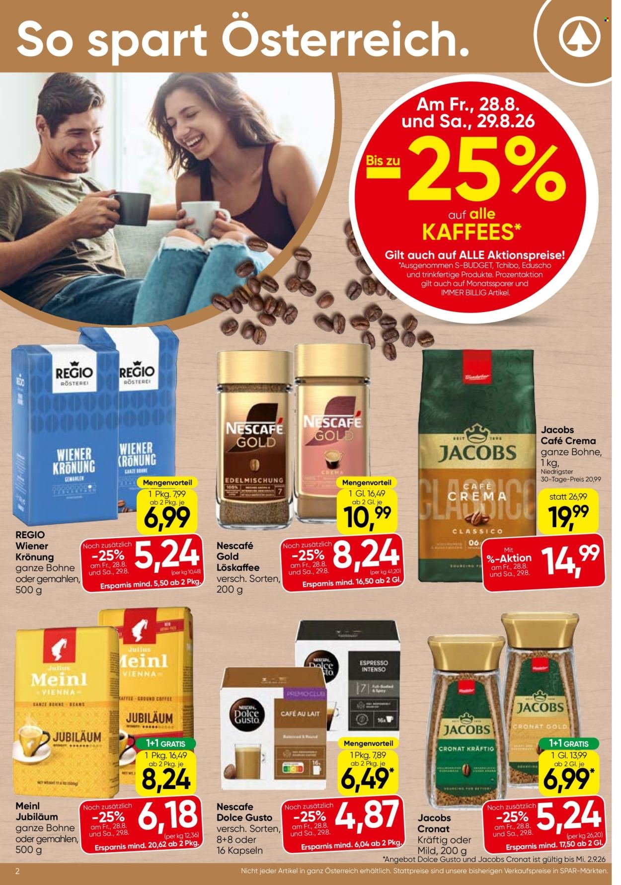 INTERSPAR Flugblatt - Ab Donnerstag, 27.8.2026
