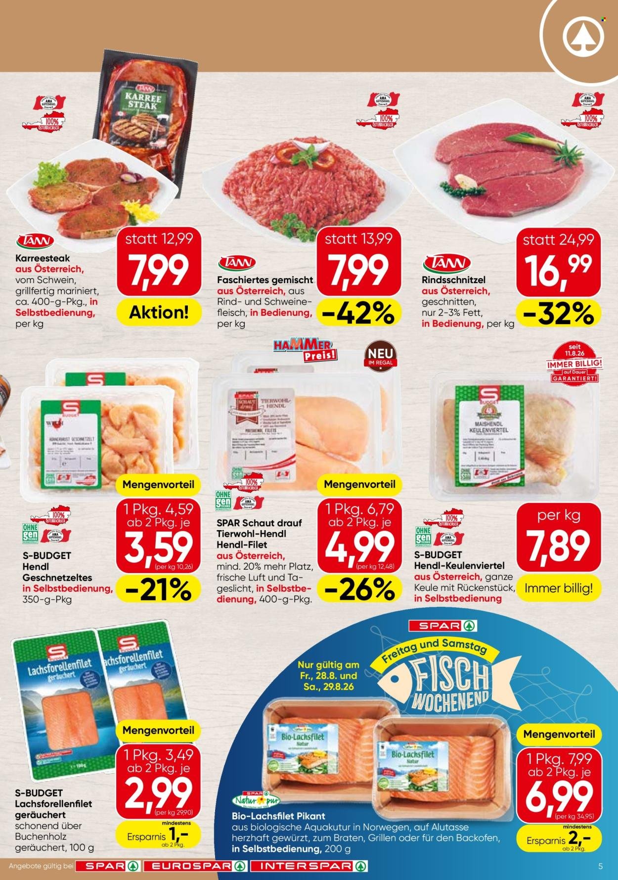 INTERSPAR Flugblatt - Ab Donnerstag, 27.8.2026