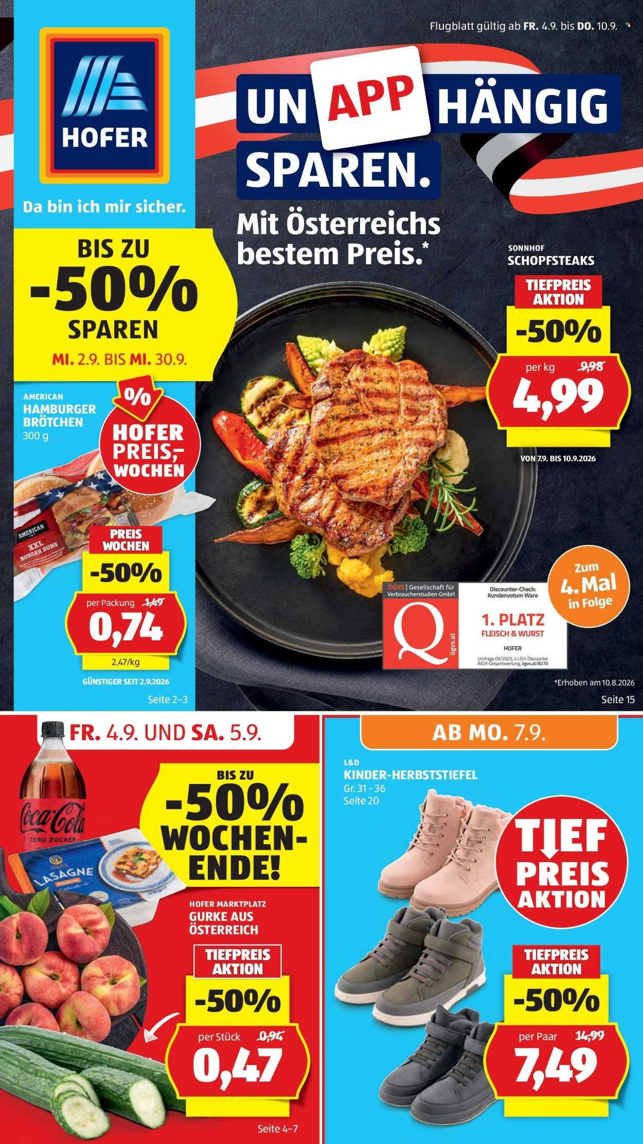 HOFER Flugblatt - Ab Freitag, 4.9.2026