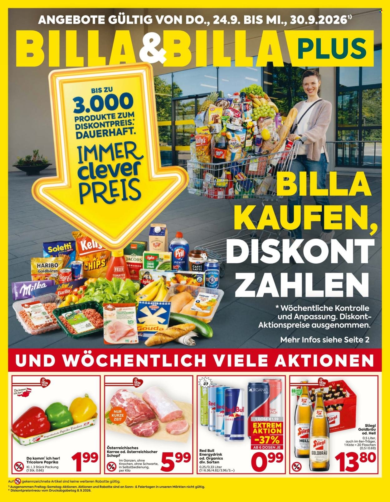BILLA Flugblatt - Ab Donnerstag, 24.9.2026
