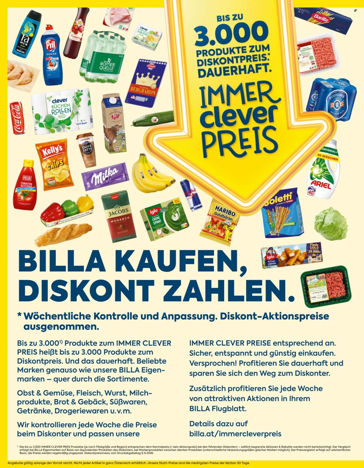 BILLA Flugblatt - Ab Donnerstag, 24.9.2026
