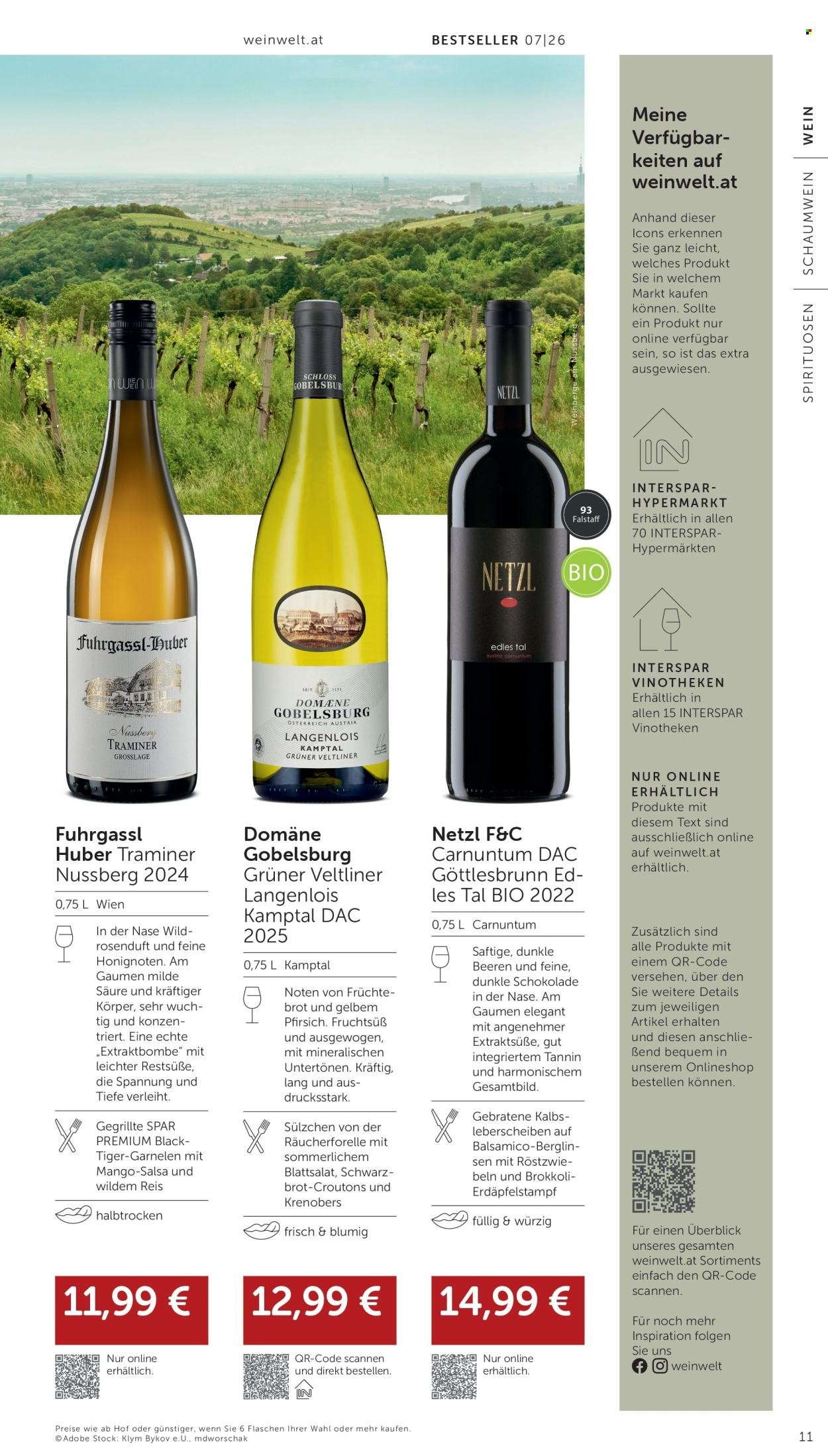 INTERSPAR Flugblatt - Weinwelt-Bestseller 07-2026