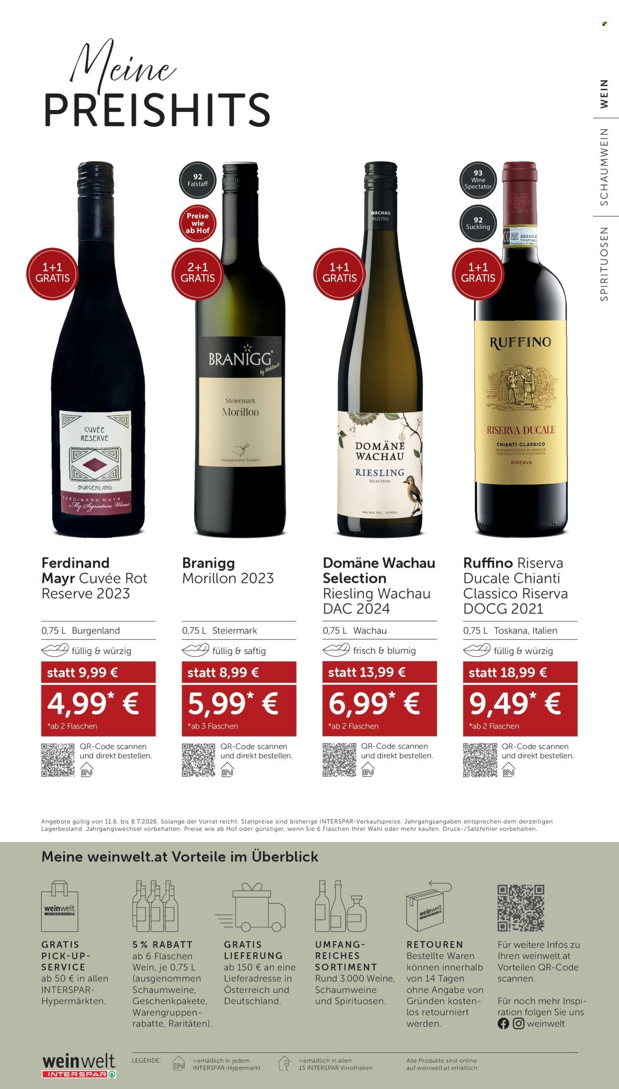 INTERSPAR Flugblatt - Weinwelt-Bestseller 07-2026