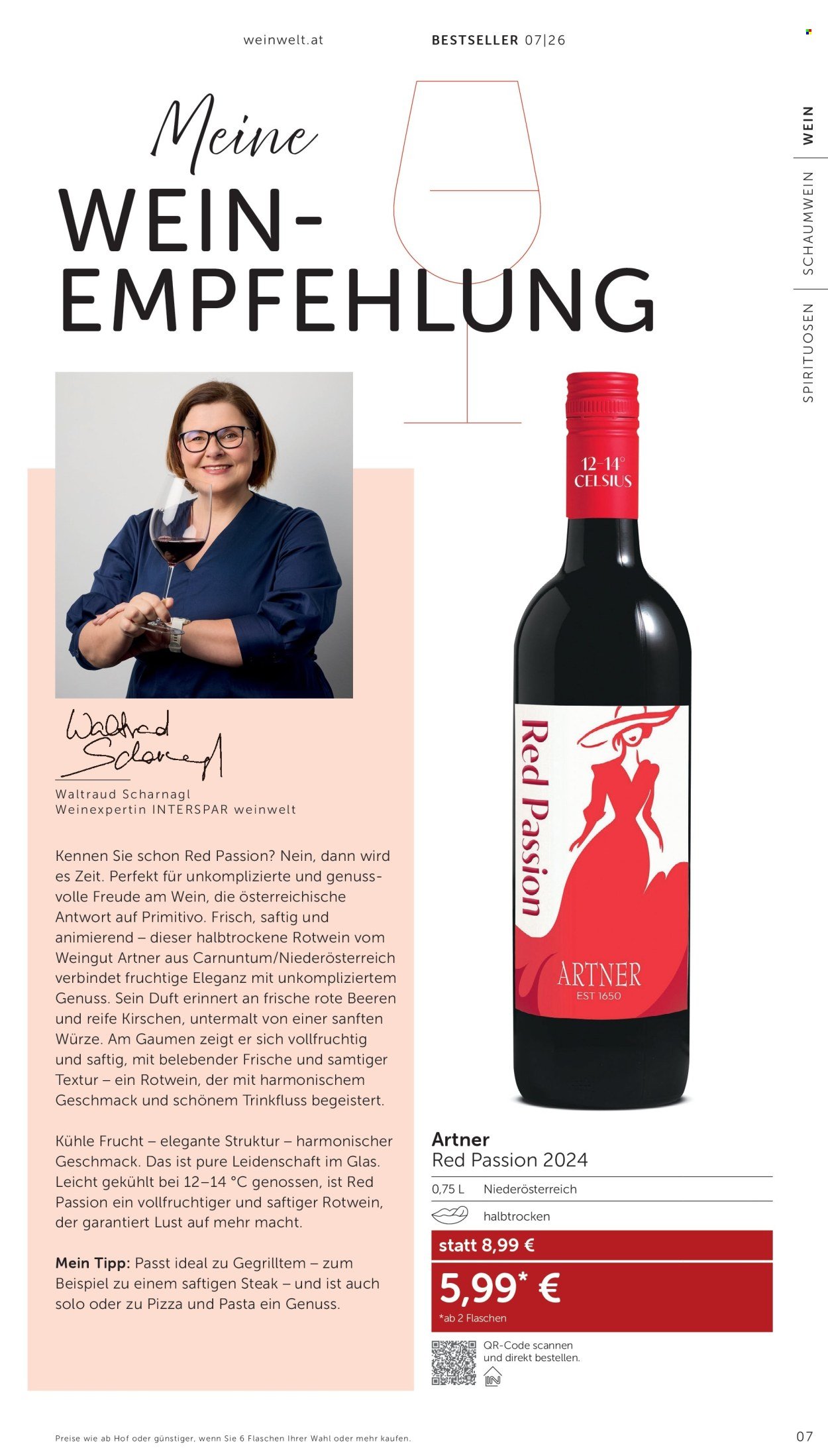 INTERSPAR Flugblatt - Weinwelt-Bestseller 07-2026