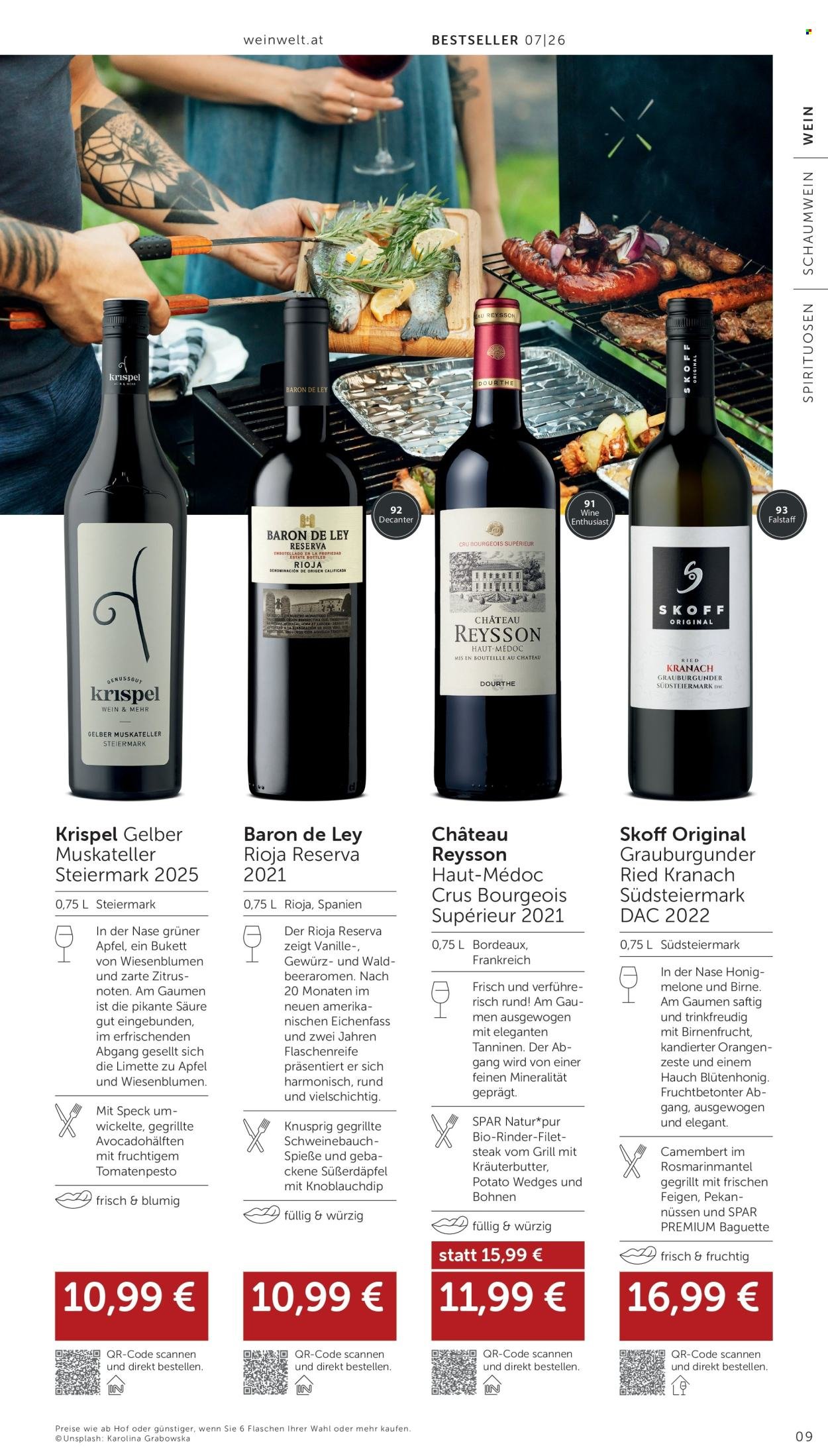 INTERSPAR Flugblatt - Weinwelt-Bestseller 07-2026