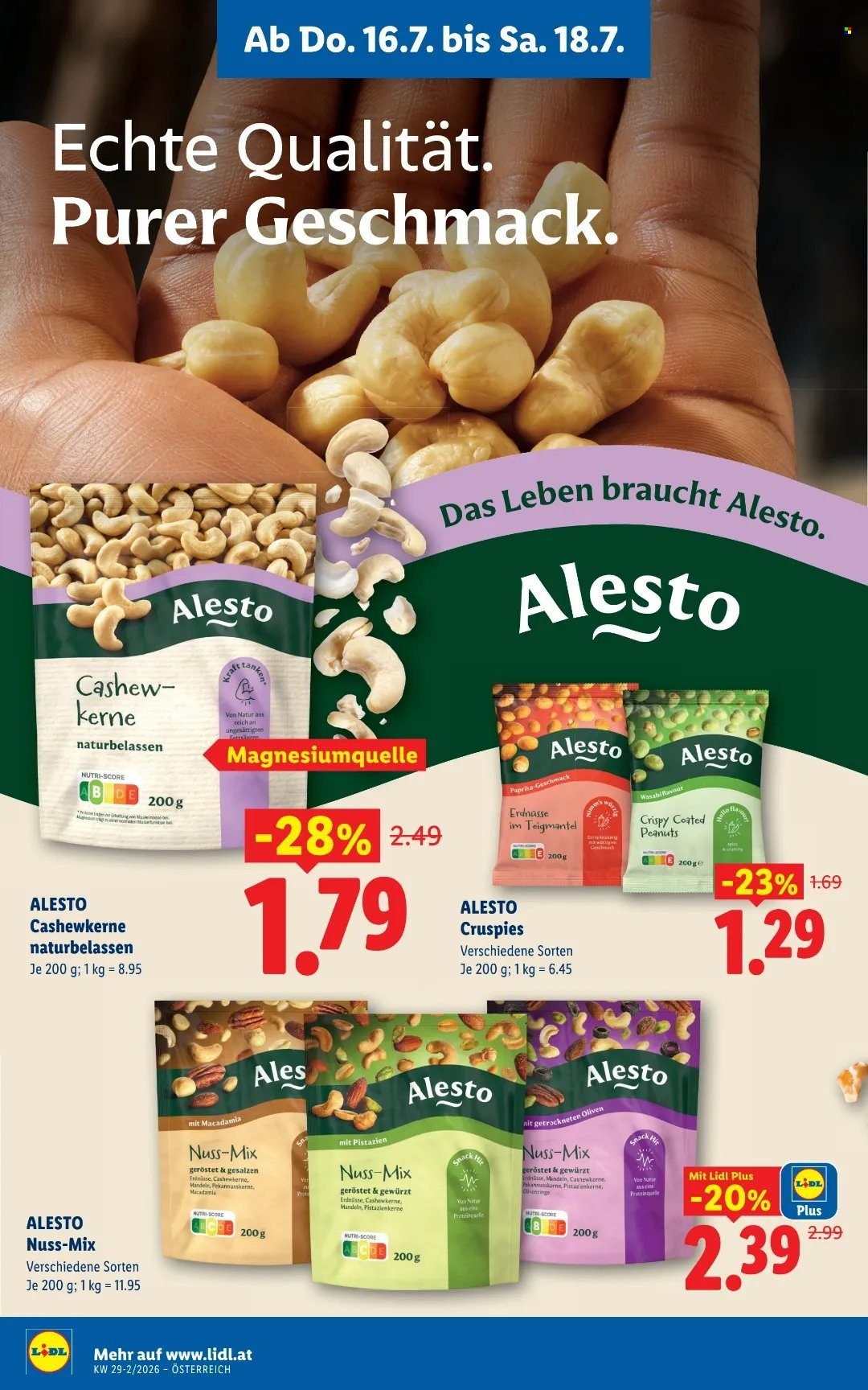 LIDL Flugblatt - Ab Donnerstag, 16.7.2026