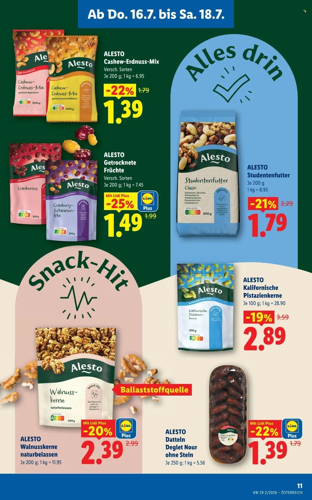 LIDL Flugblatt - Ab Donnerstag, 16.7.2026